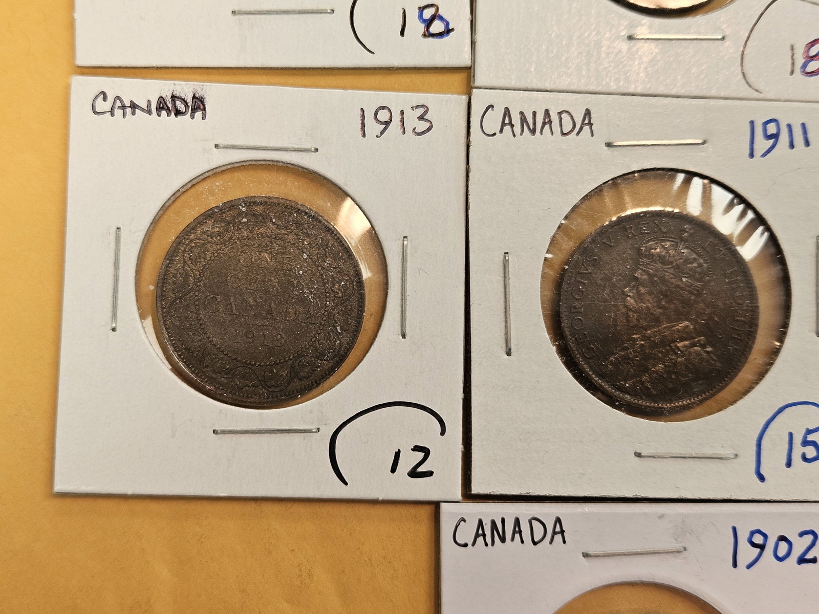 Ten more better grade Canadian Large Cents - 4