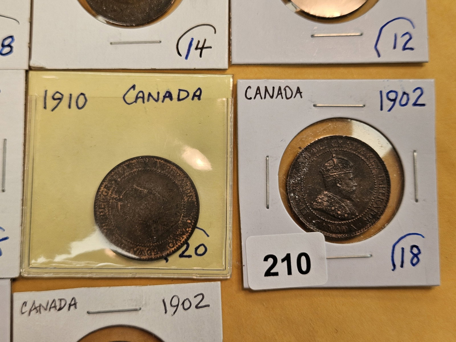 Ten more better grade Canadian Large Cents - 5