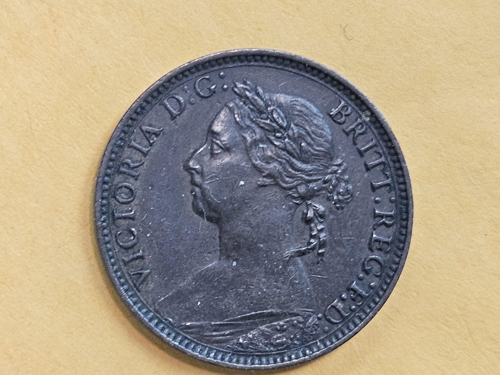 1881-H Great Britain Farthing - 5