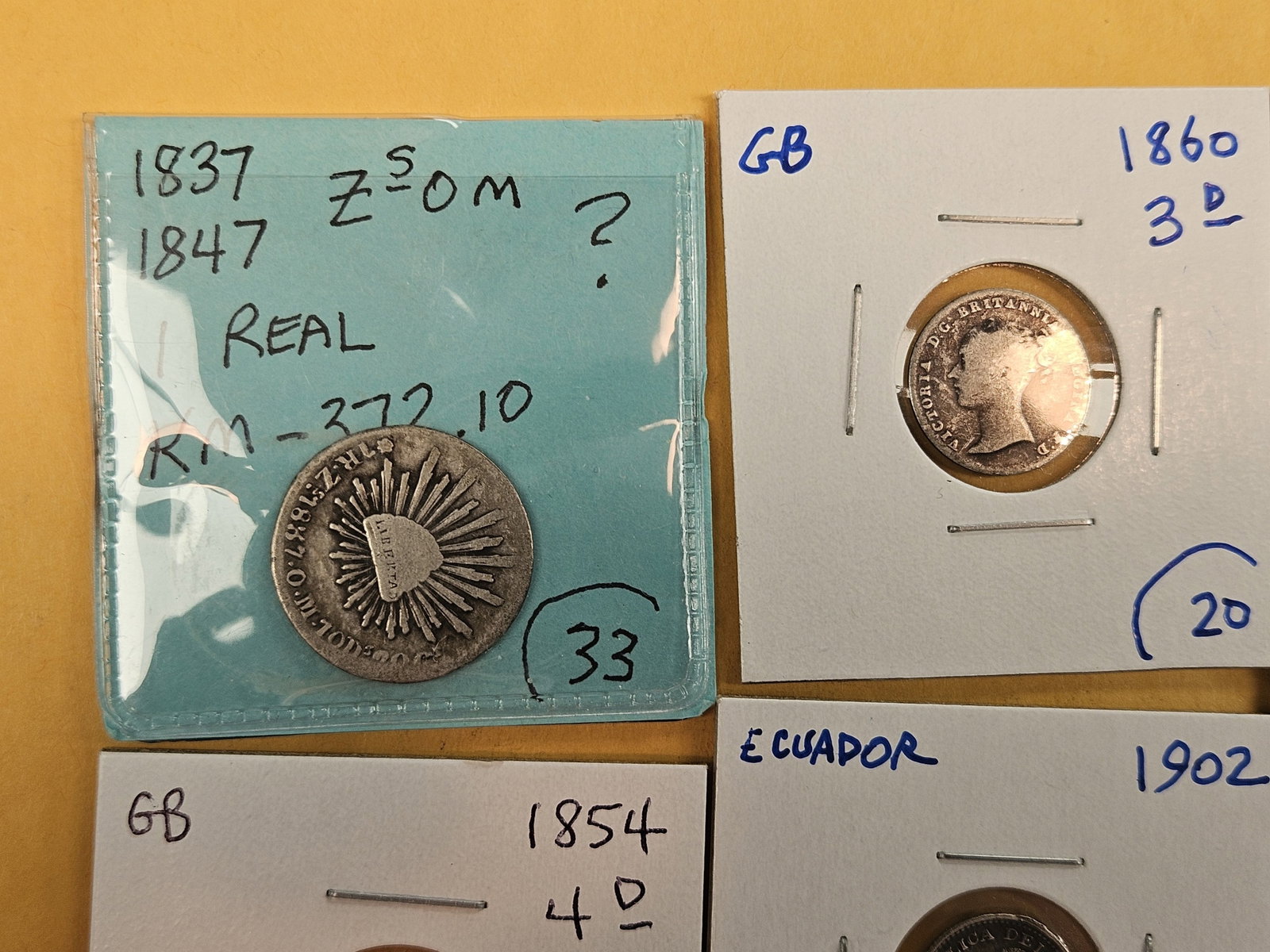 Ten mixed, little better, silver World coins - 2