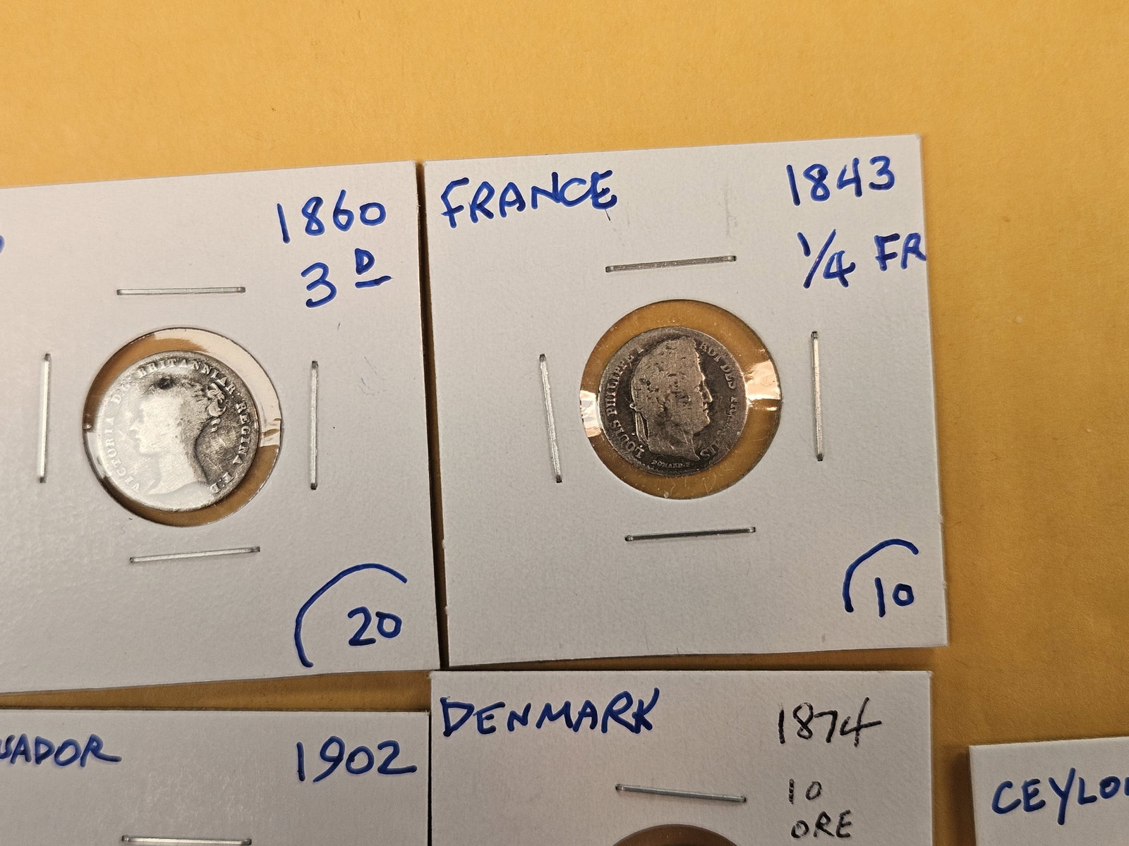 Ten mixed, little better, silver World coins - 3