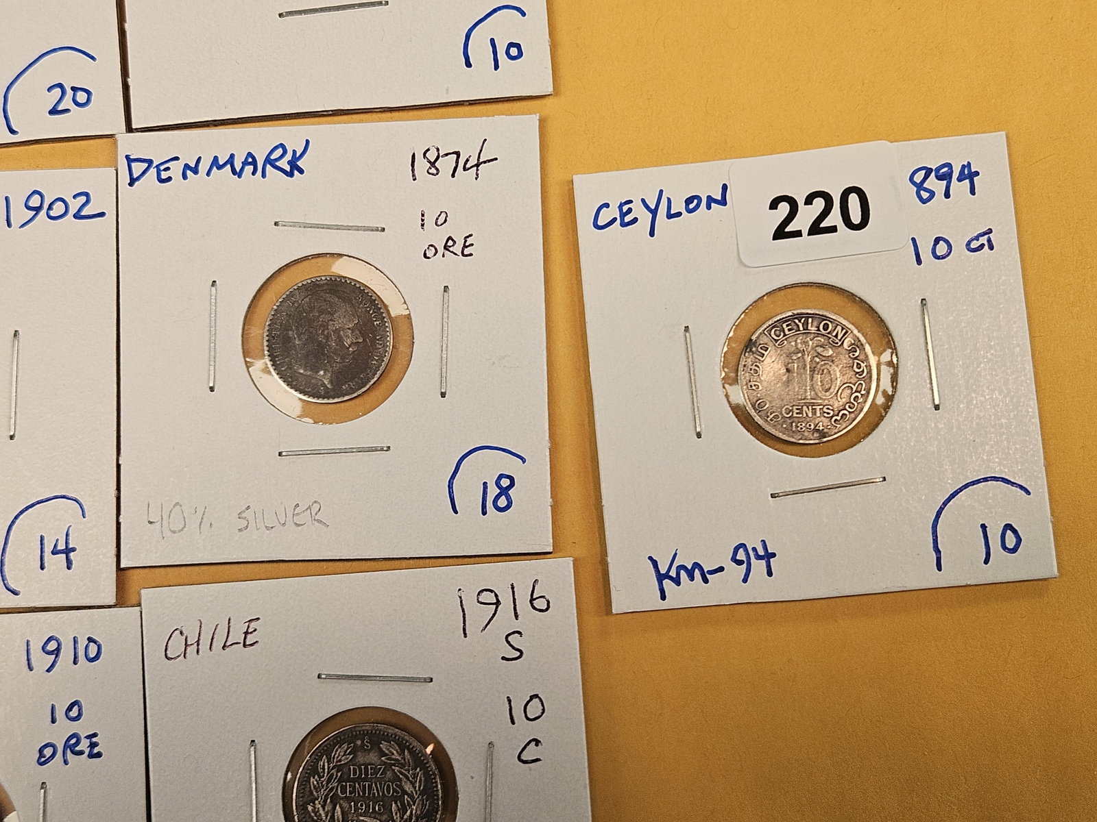 Ten mixed, little better, silver World coins - 5