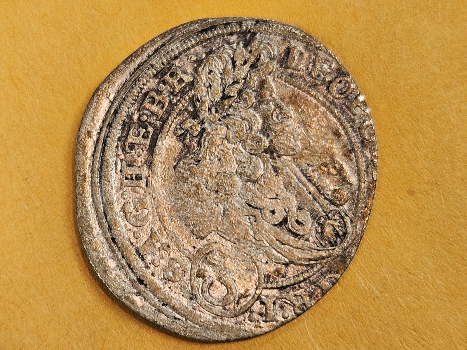 1697 Austria silver 1 kreuzer: Circulated