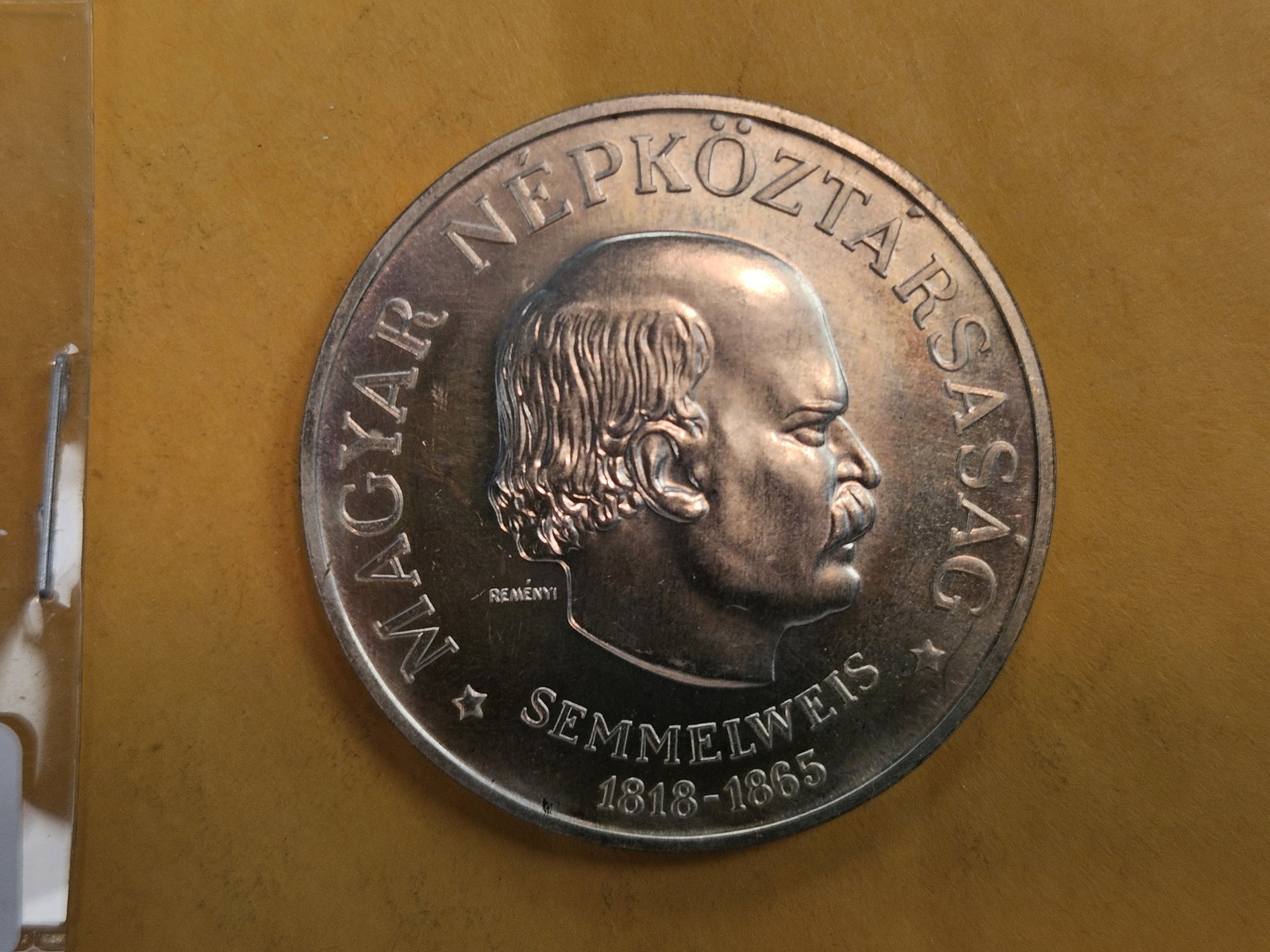 GEM 1968 Hungary 100 forint: silver