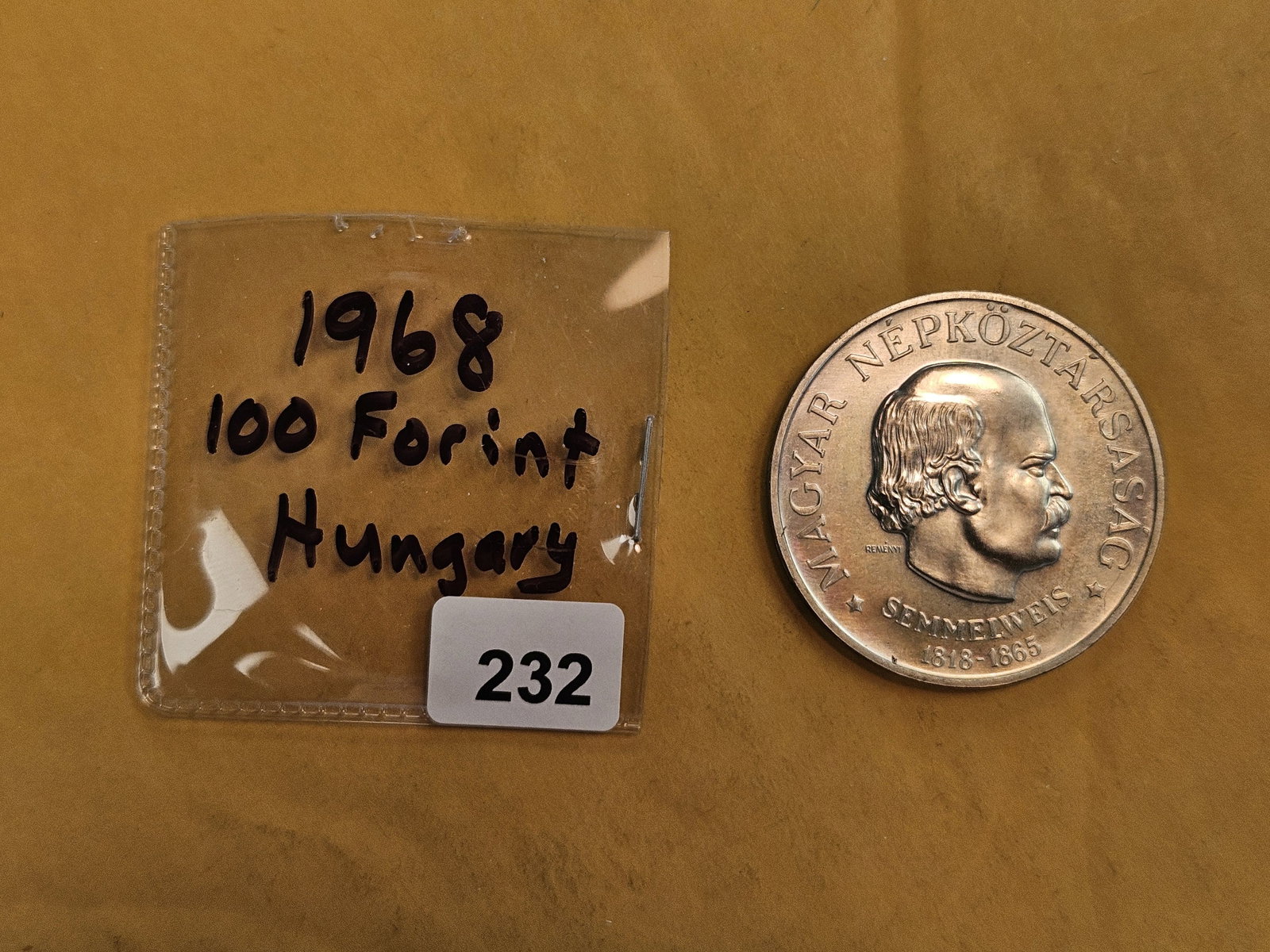 GEM 1968 Hungary 100 forint - 2