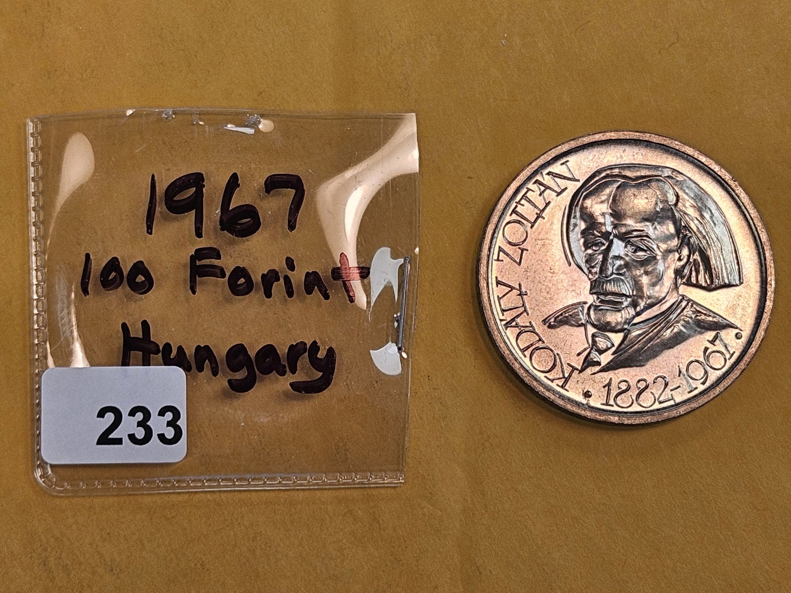 GEM 1967 Hungary 100 forint - 2