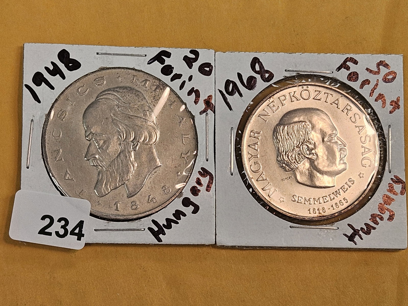 Two Silver Hungarian coins - 2