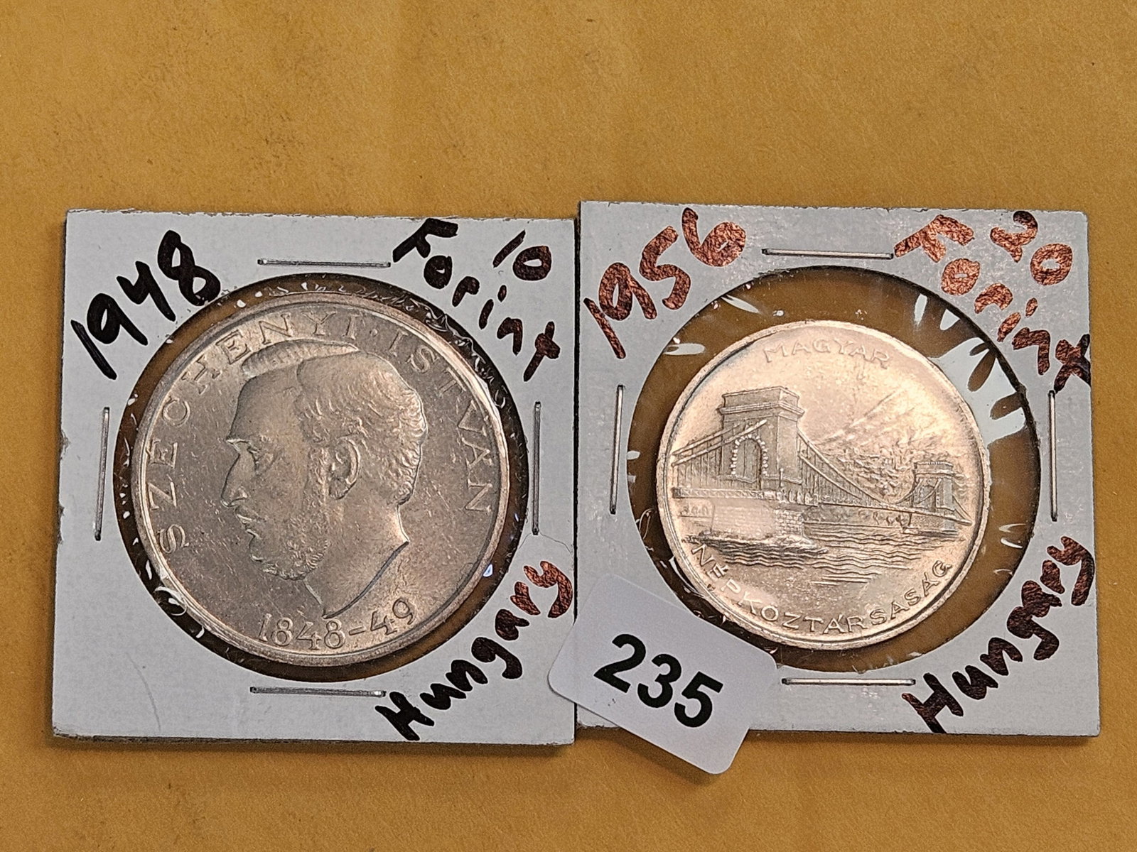 Two Silver Hungarian coins - 2