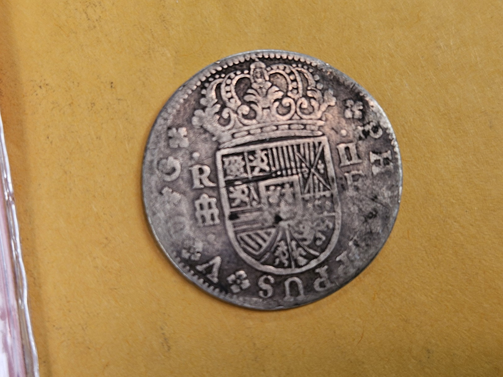 1721 fs Spain silver 2 reals - 3