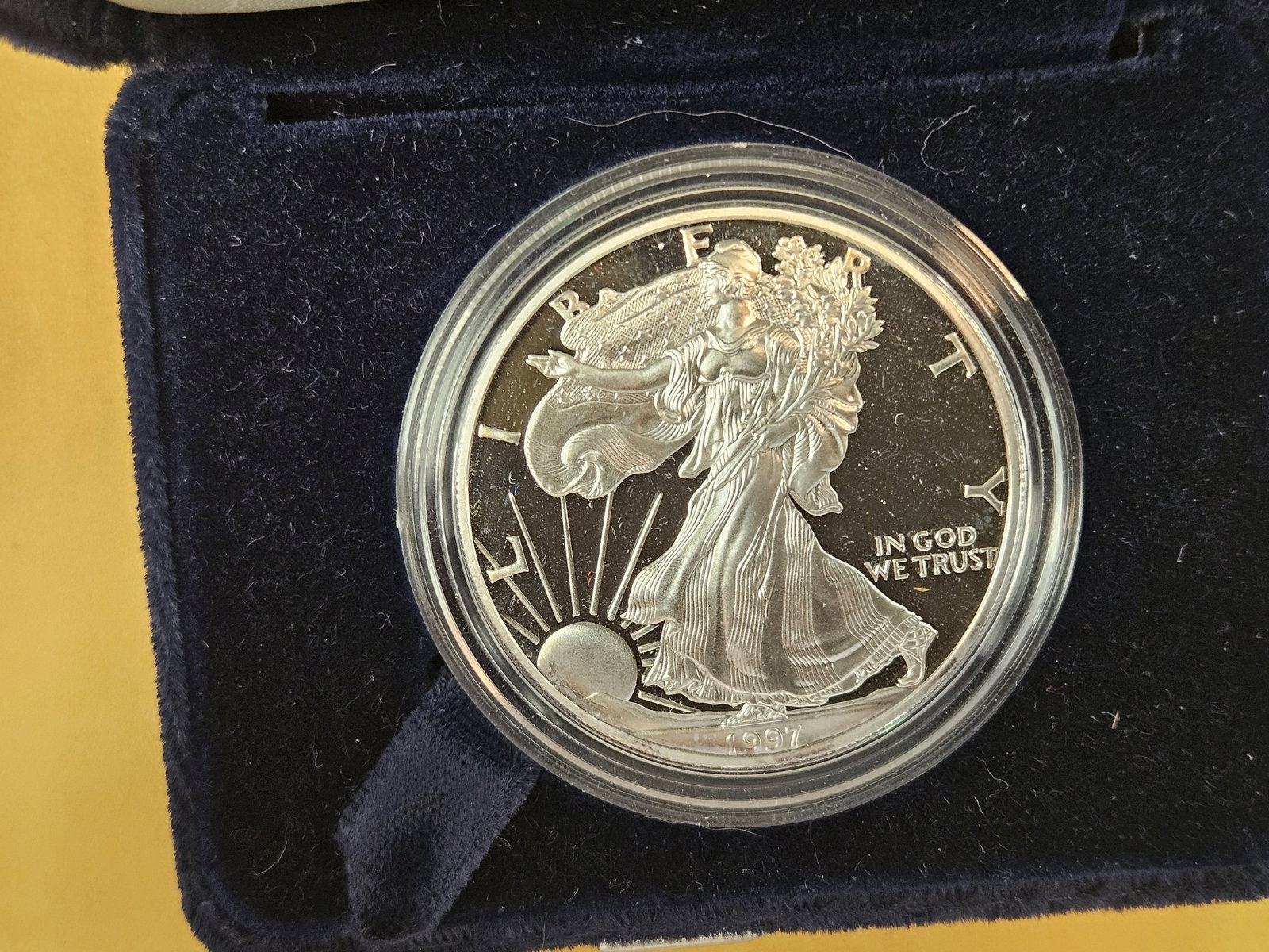 GEM Proof Deep Cameo 1997 American Silver Eagle - 2
