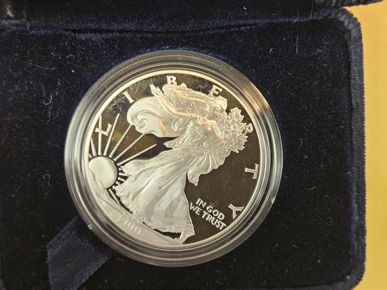 GEM Proof Deep Cameo 2001 American Silver Eagle - 2