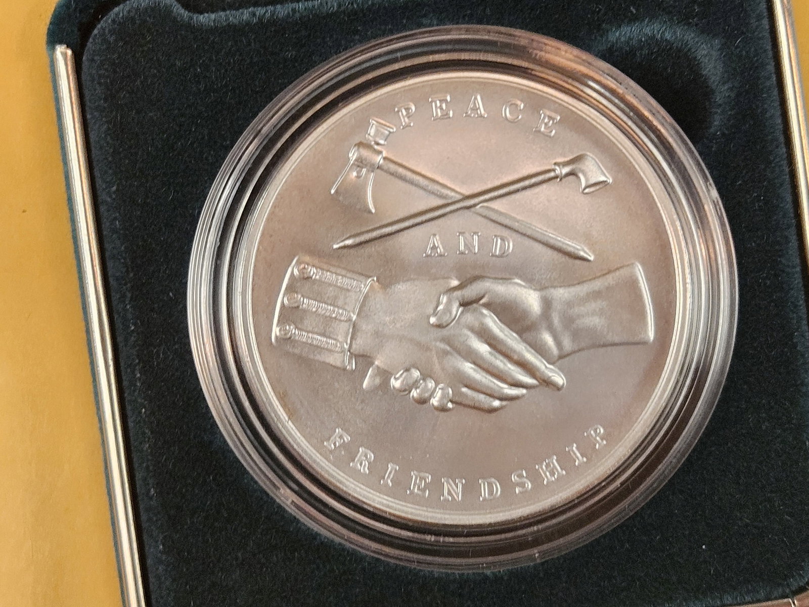 GEM John Q Adams Commemorative Silver Medal - 3