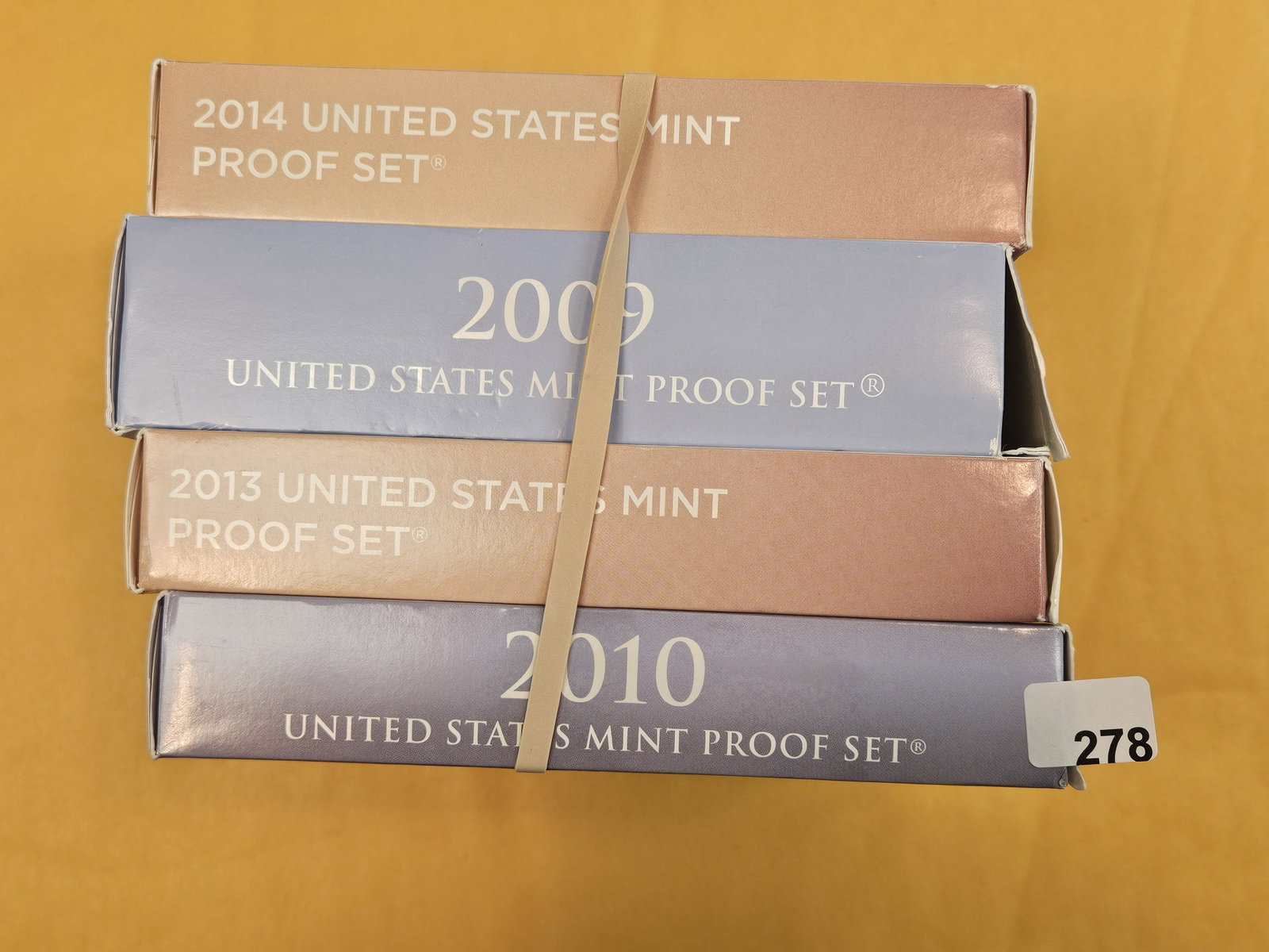Four little better, mixed, US Proof Sets: In OGP
