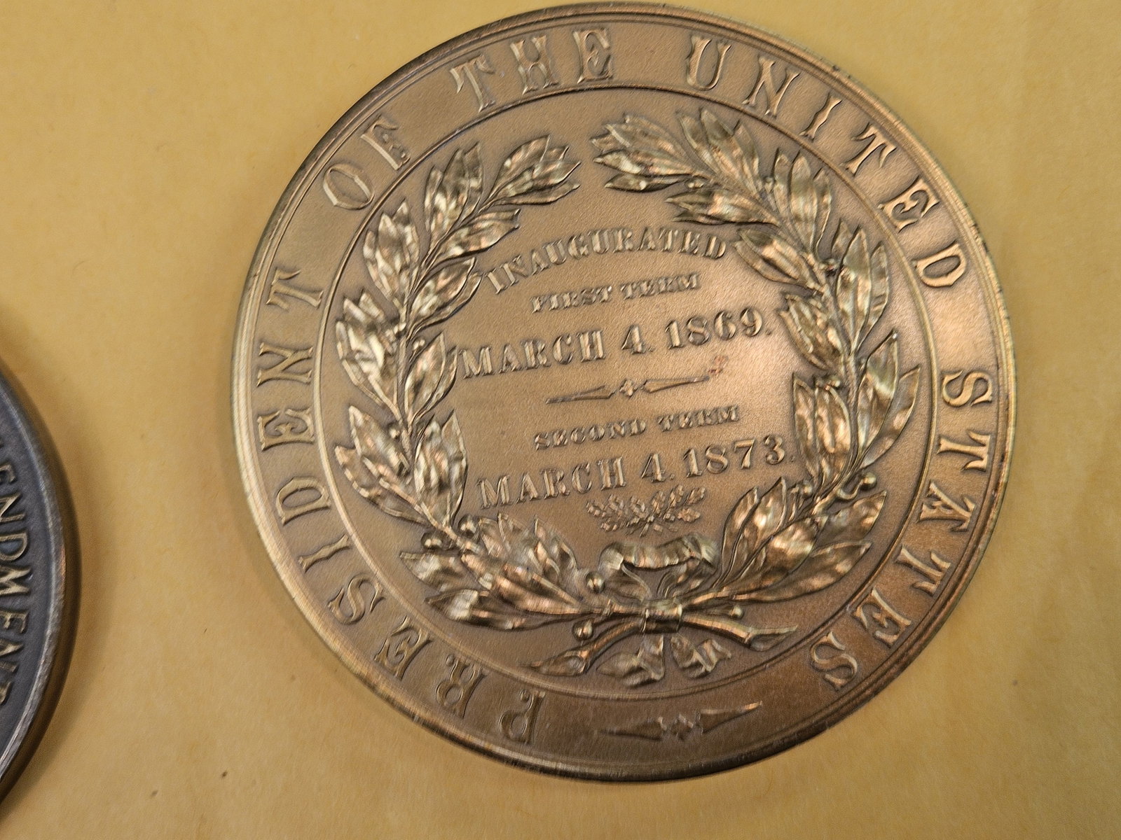 Two large, US Mint, Presidential Bronze Medals - 5