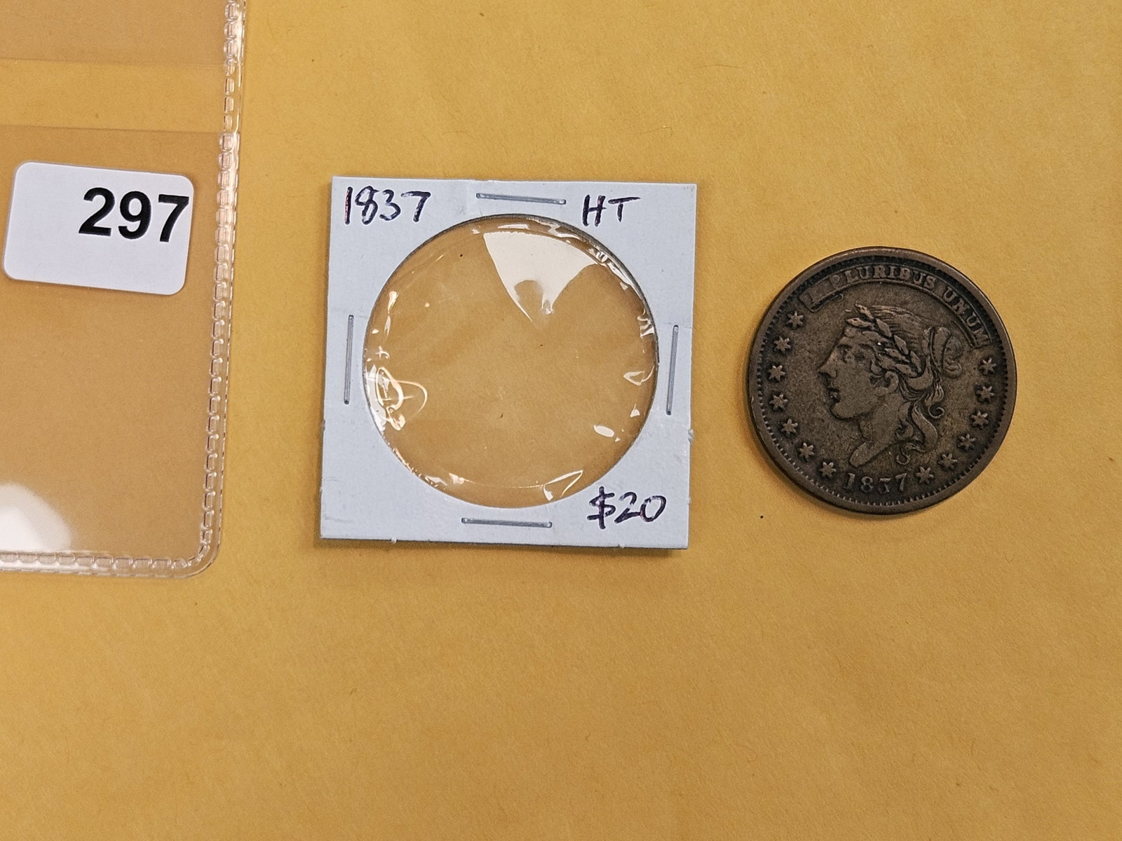 1837 Hard Times Token - 2