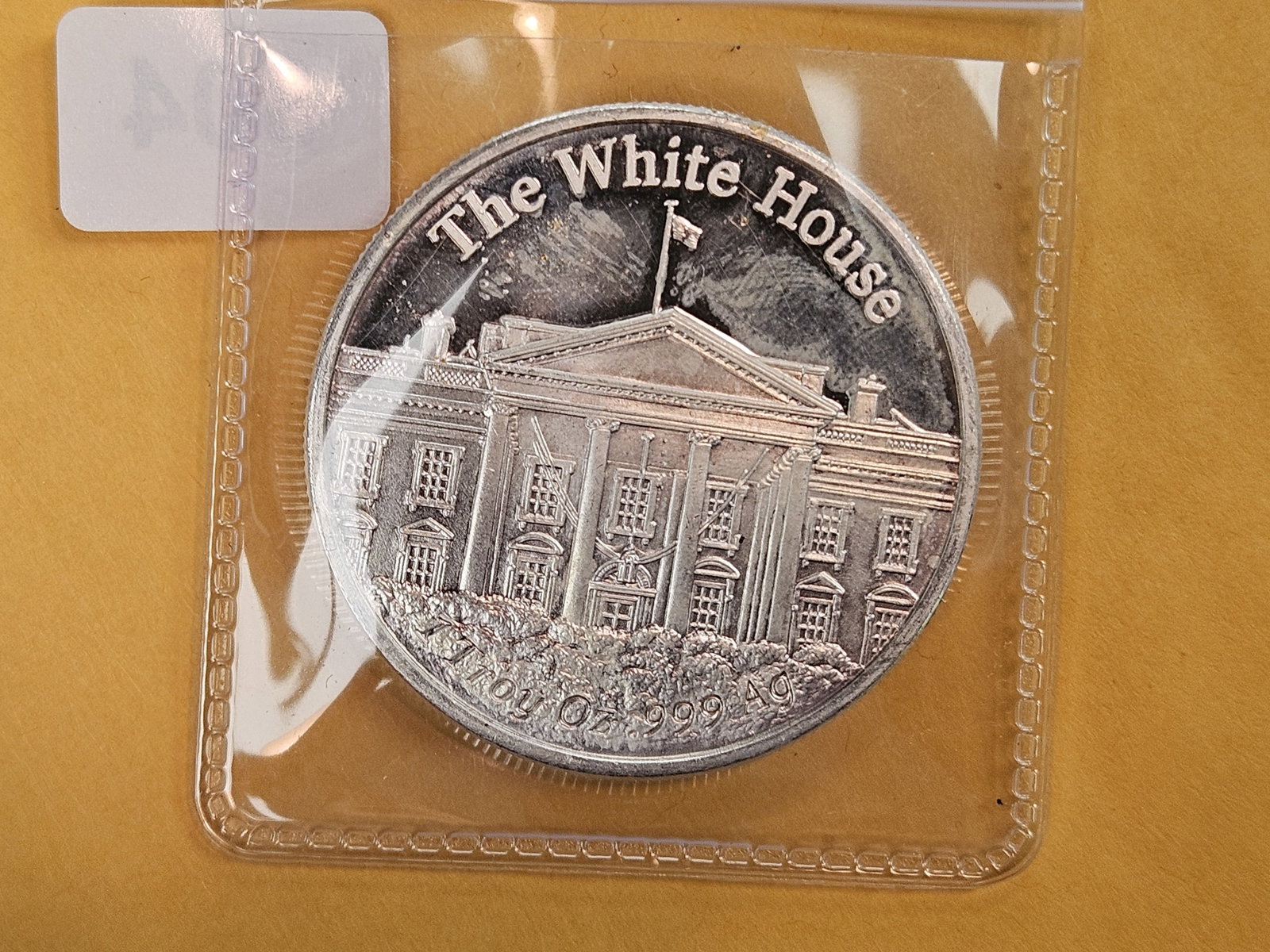 One Troy ounce .999 fine silver Proof art round - 2