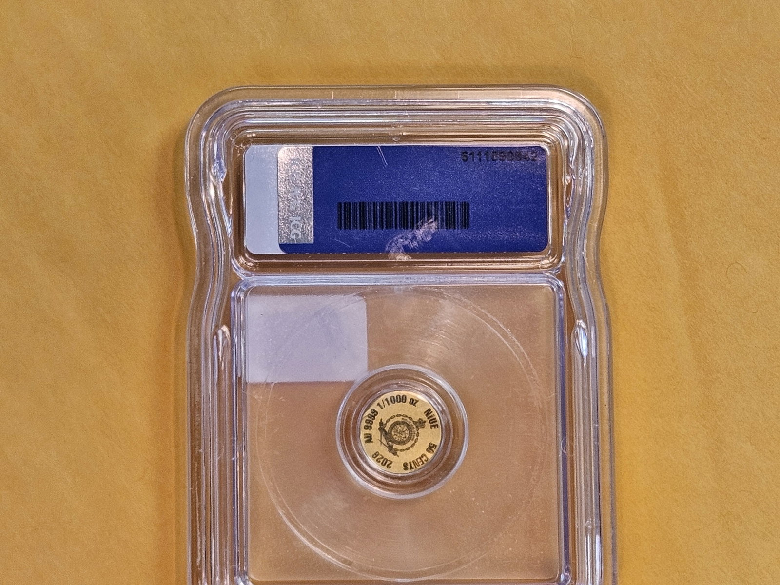GOLD! PERFECT! ICG 2026 Niue Gold 50 cents in Mint State 70 - 3