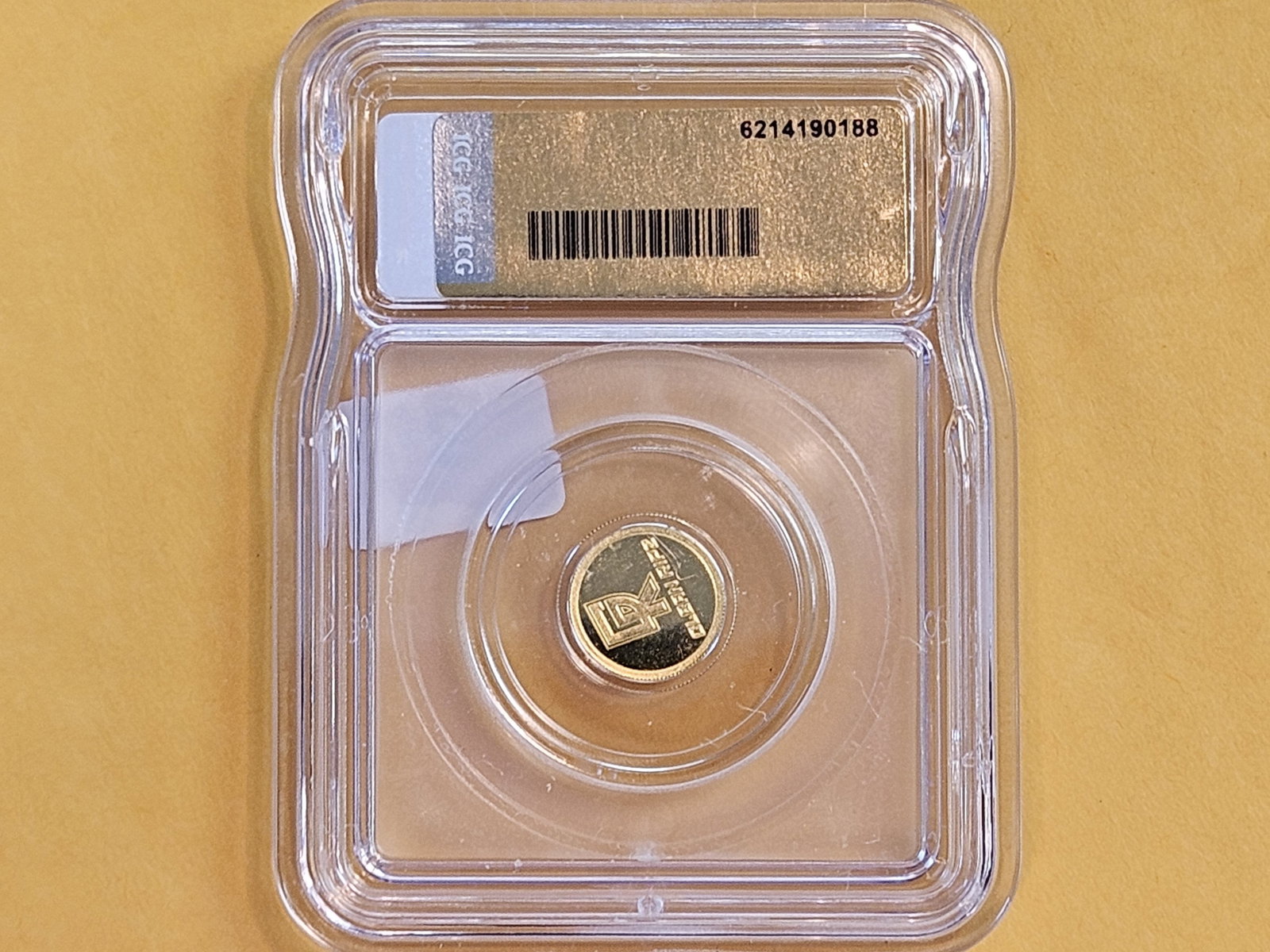 GOLD! PERFECT! ICG One Gram .9999 fine gold in Mint State 70 Prooflike - 3