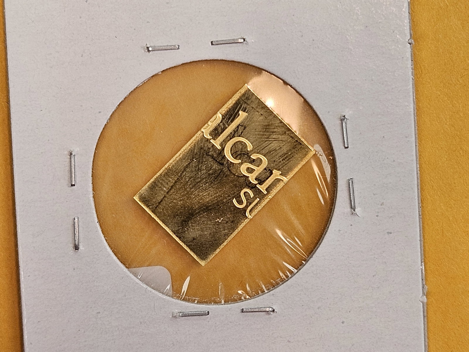 GOLD! Valcambi Suisse One-TENTH Troy ounce .9999 fine gold - 2