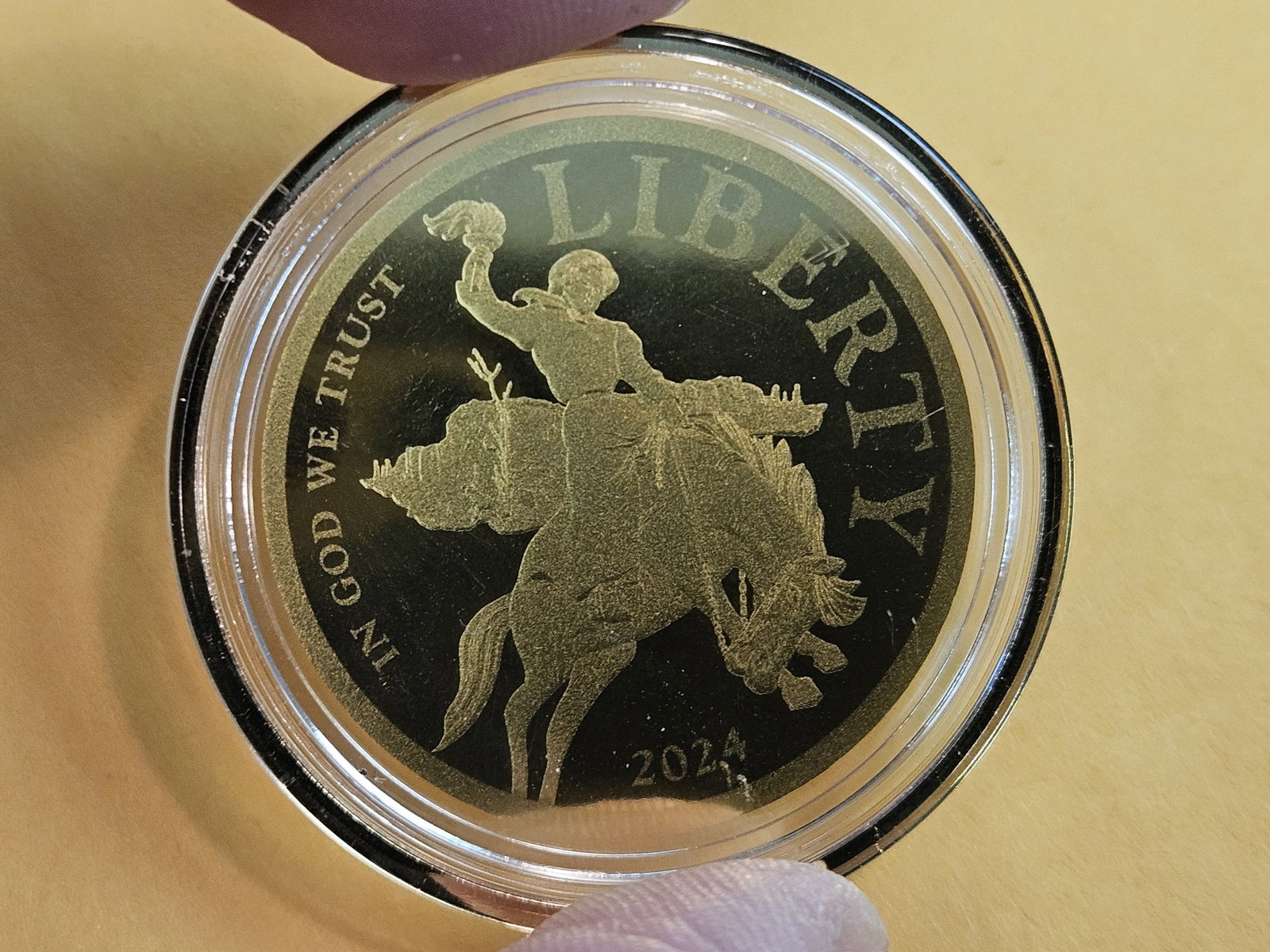 GOLD! GEM Proof 2024 Cook Islands Gold Five Dollars - 2
