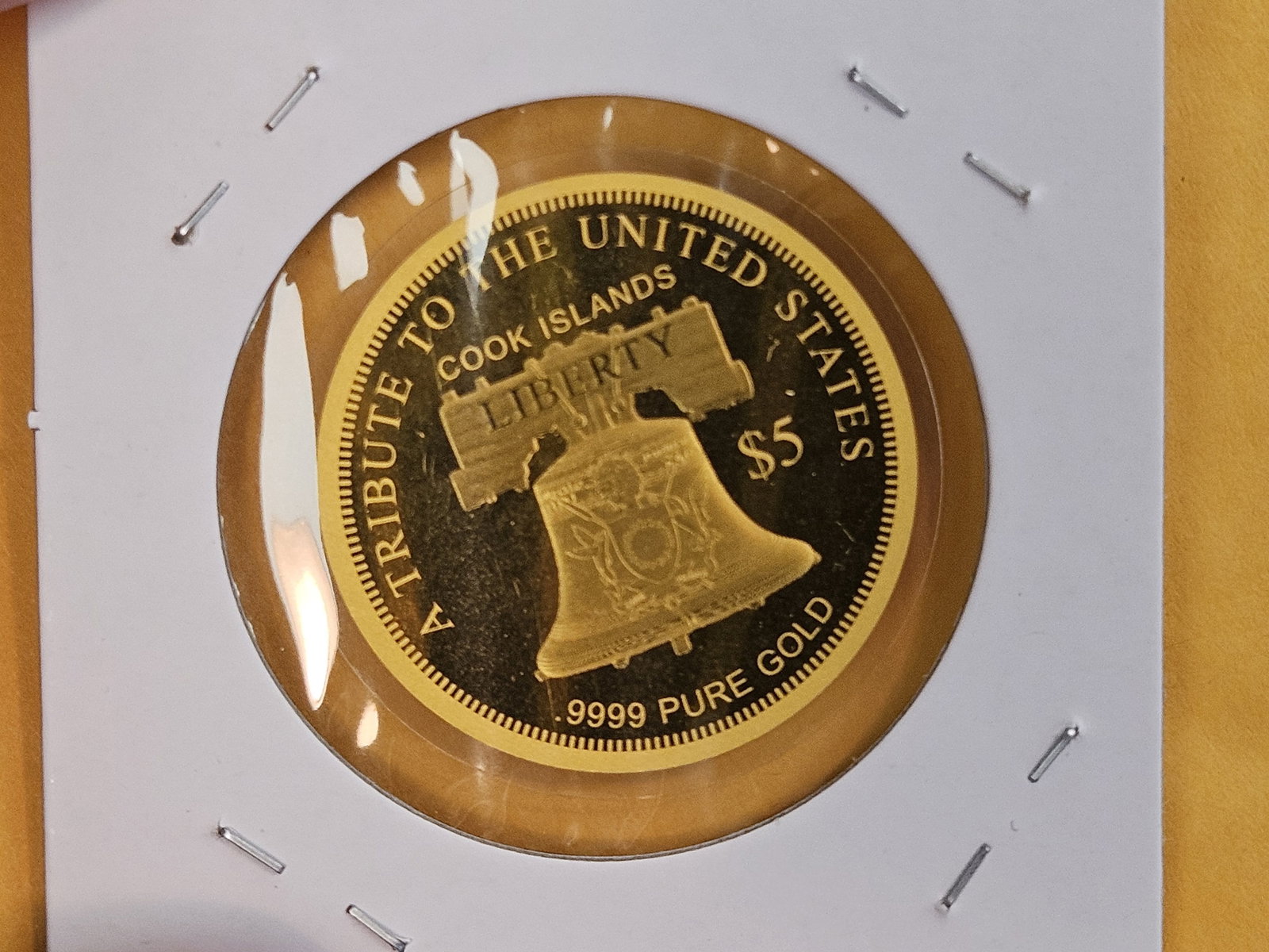 GOLD! GEM Proof 2024 Cook Islands Gold Five Dollars - 2