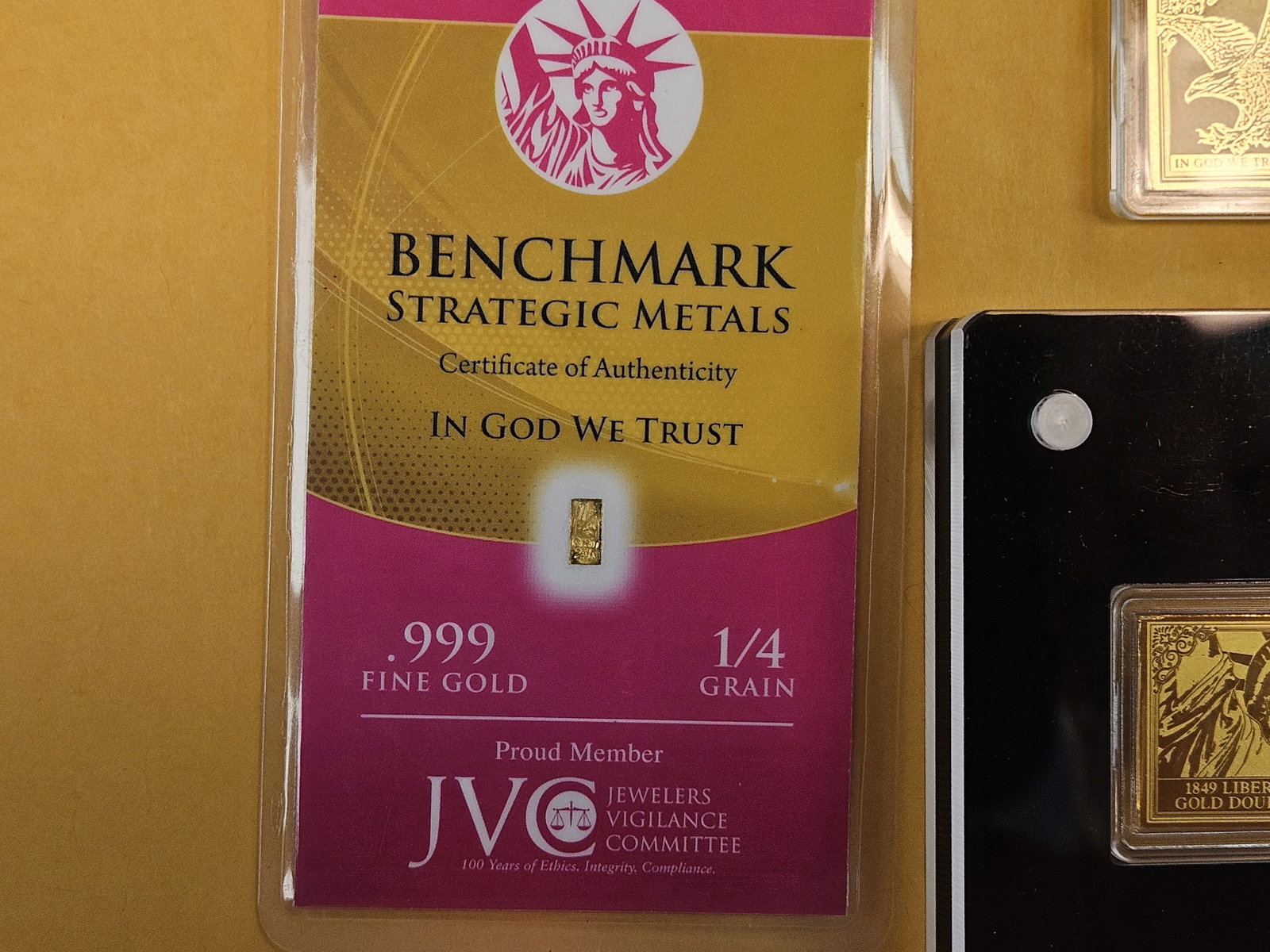 GOLD! Four GEM .999 fine Gold bars - 2