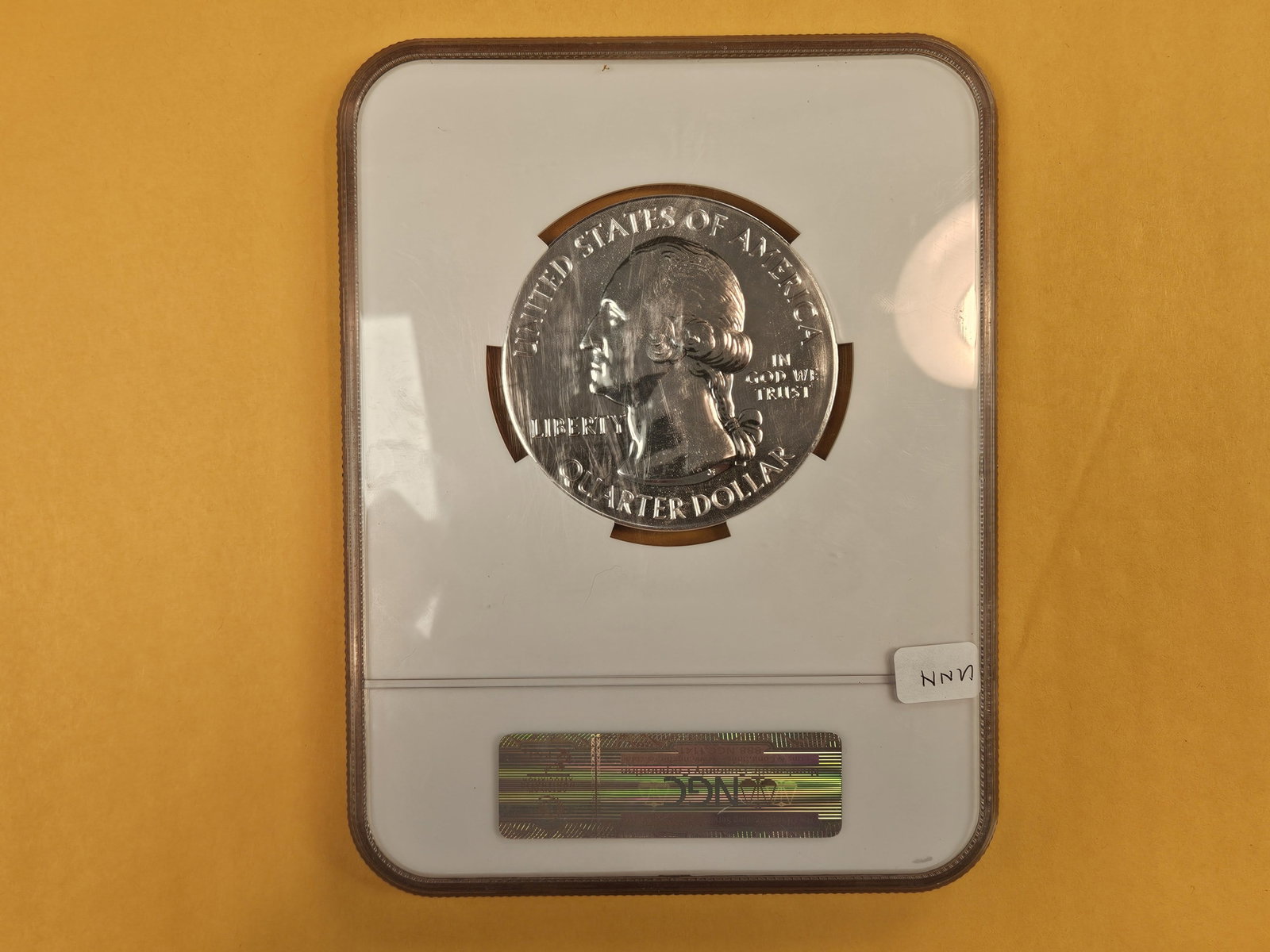 FIVE OUNCE! NGC 2015 Five Troy ounce .999 fine silver Quarter in Mint State 69 DPL - 3