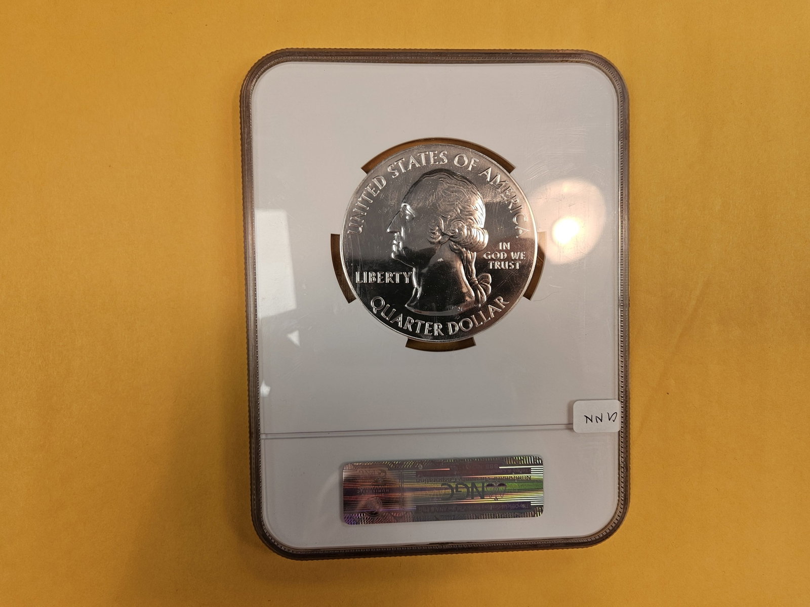 FIVE OUNCE! NGC 2015 Five Troy ounce .999 fine silver Quarter in Mint State 69 DPL - 3