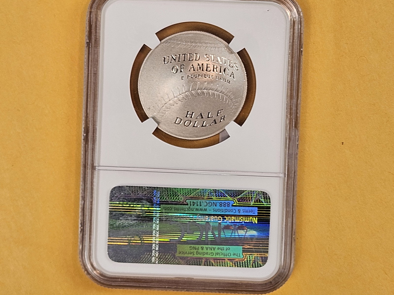 NGC 2014-S Baseball Hall of Fame Commemorative Half Dollar in Proof 69 Ultra Cameo - 3