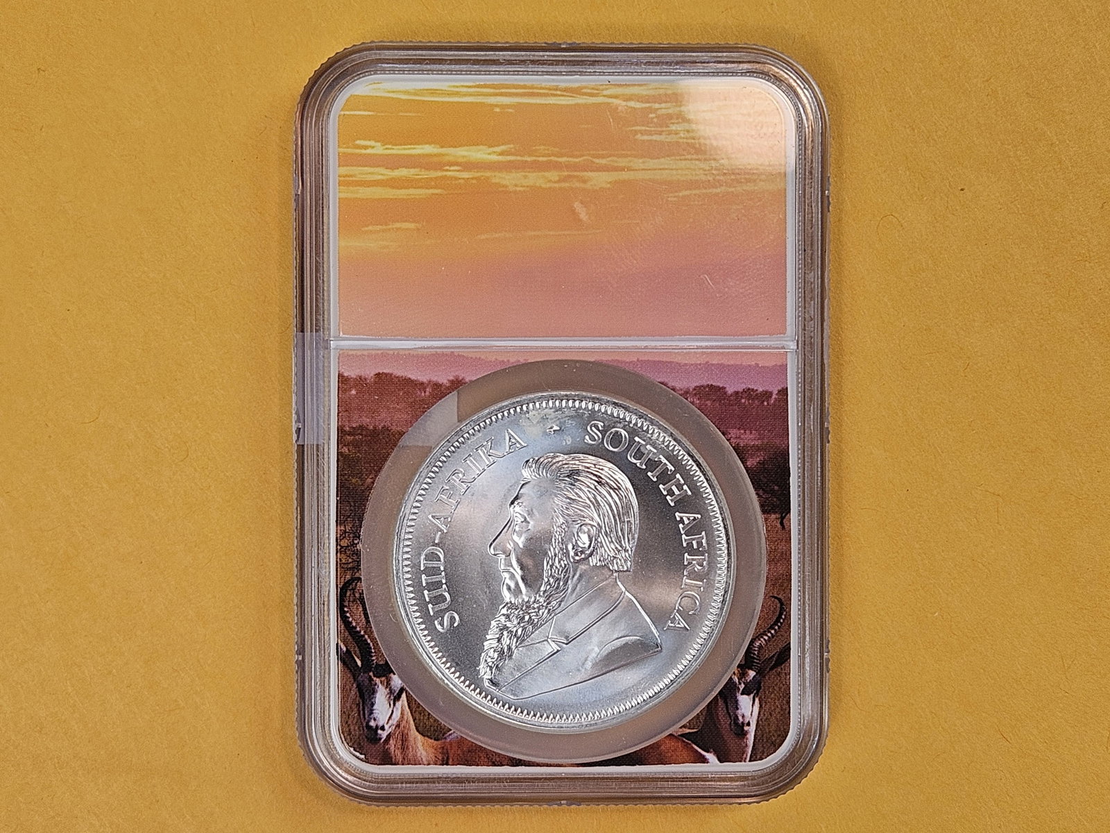 NGC 2022-S South Africa silver 1 Krugerrand in Mint State 69 - 2