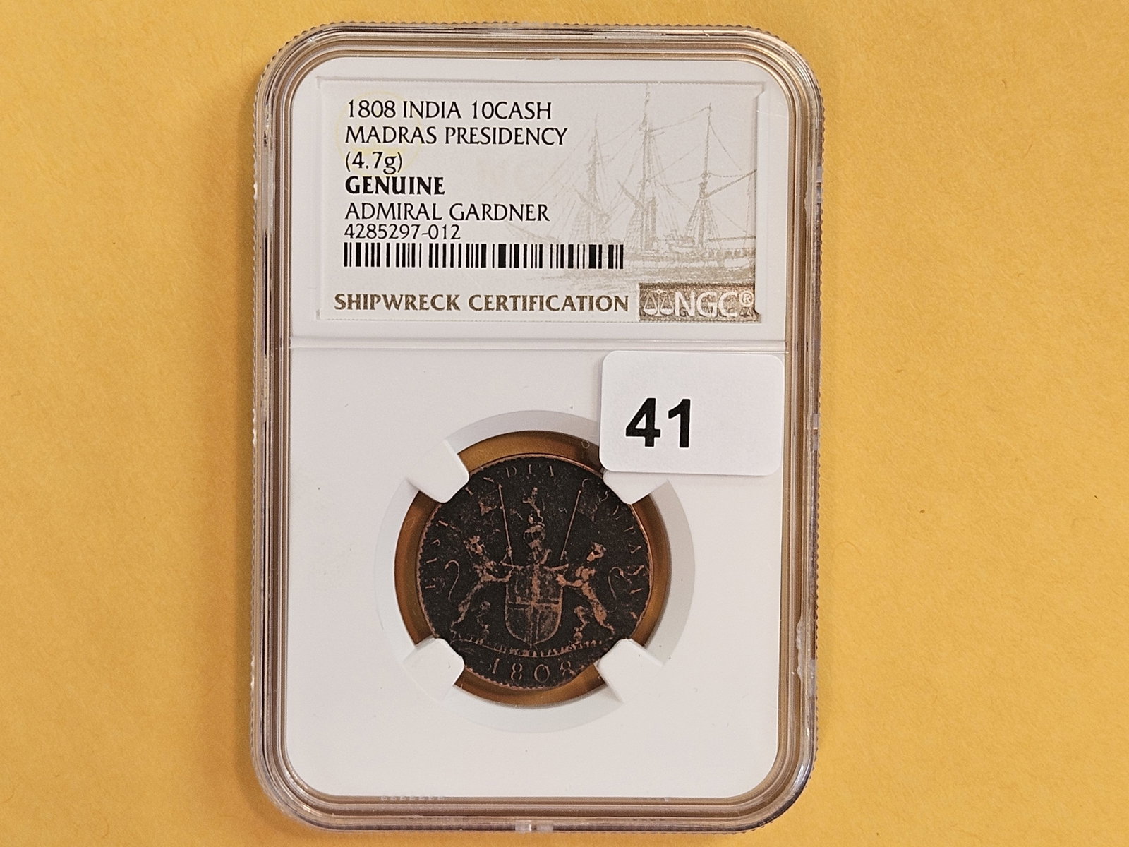 NGC 1808 East India Company 10 cash - 2