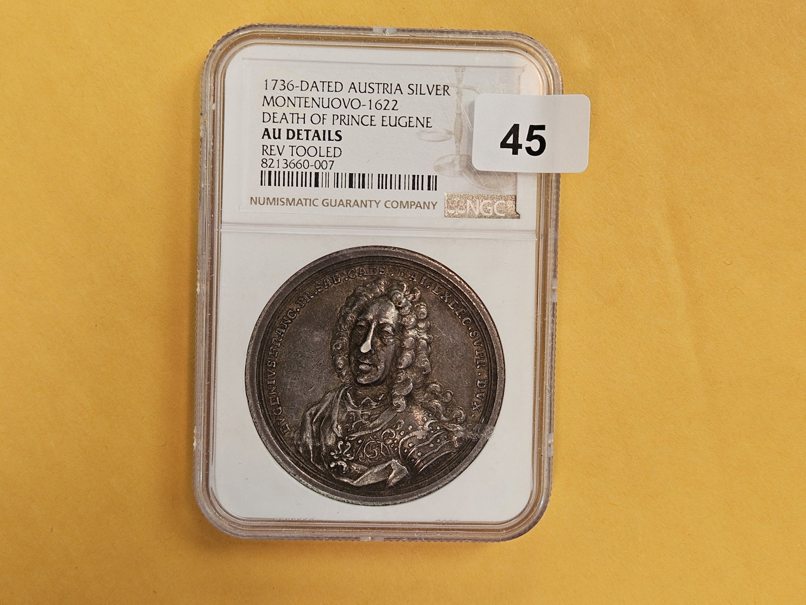 ** NGC 1736-Dated Austria Silver Montenuovo-1622 in AU-Details! - 2