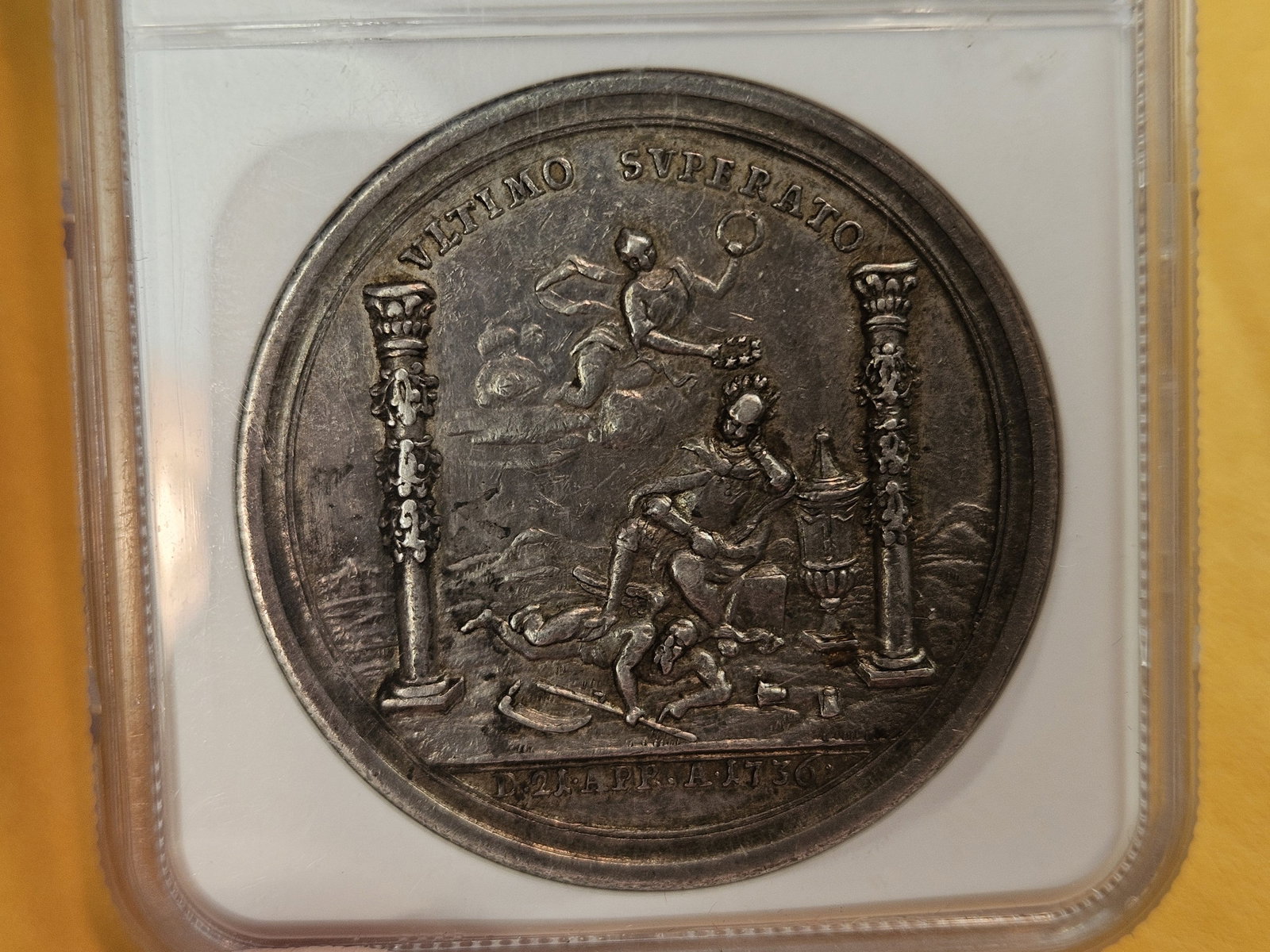 ** NGC 1736-Dated Austria Silver Montenuovo-1622 in AU-Details! - 8