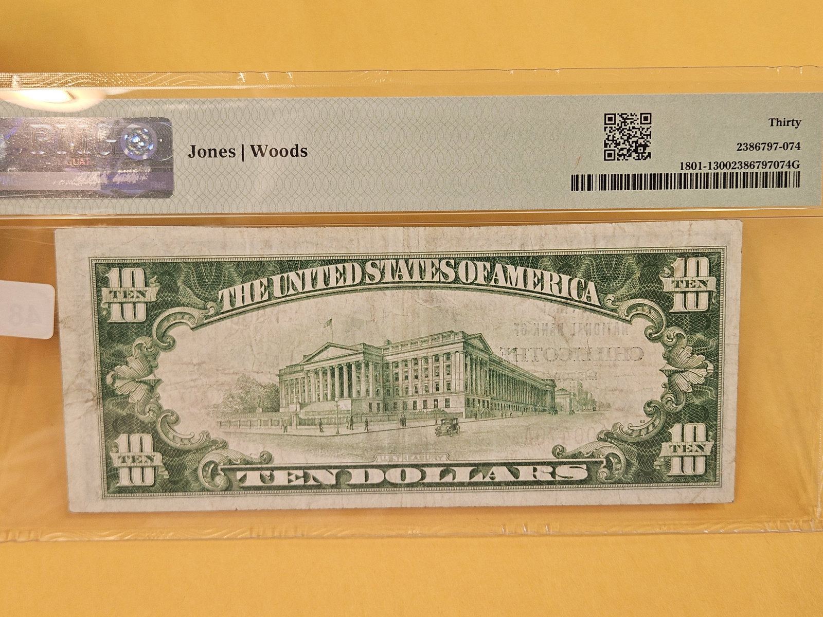 PMG Series of 1929 Ten Dollar National Currency in Very Fine - 30 - 3