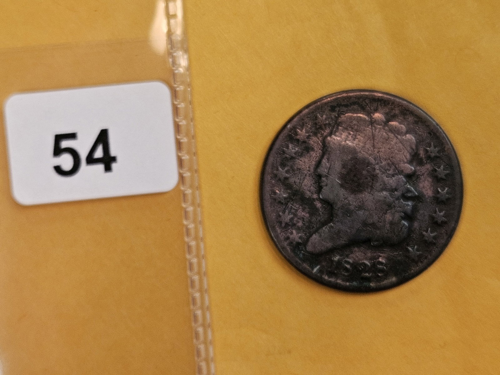 1828 Classic Head half Cent - 2