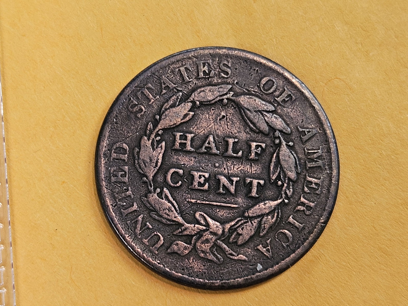 1828 Classic Head half Cent - 3