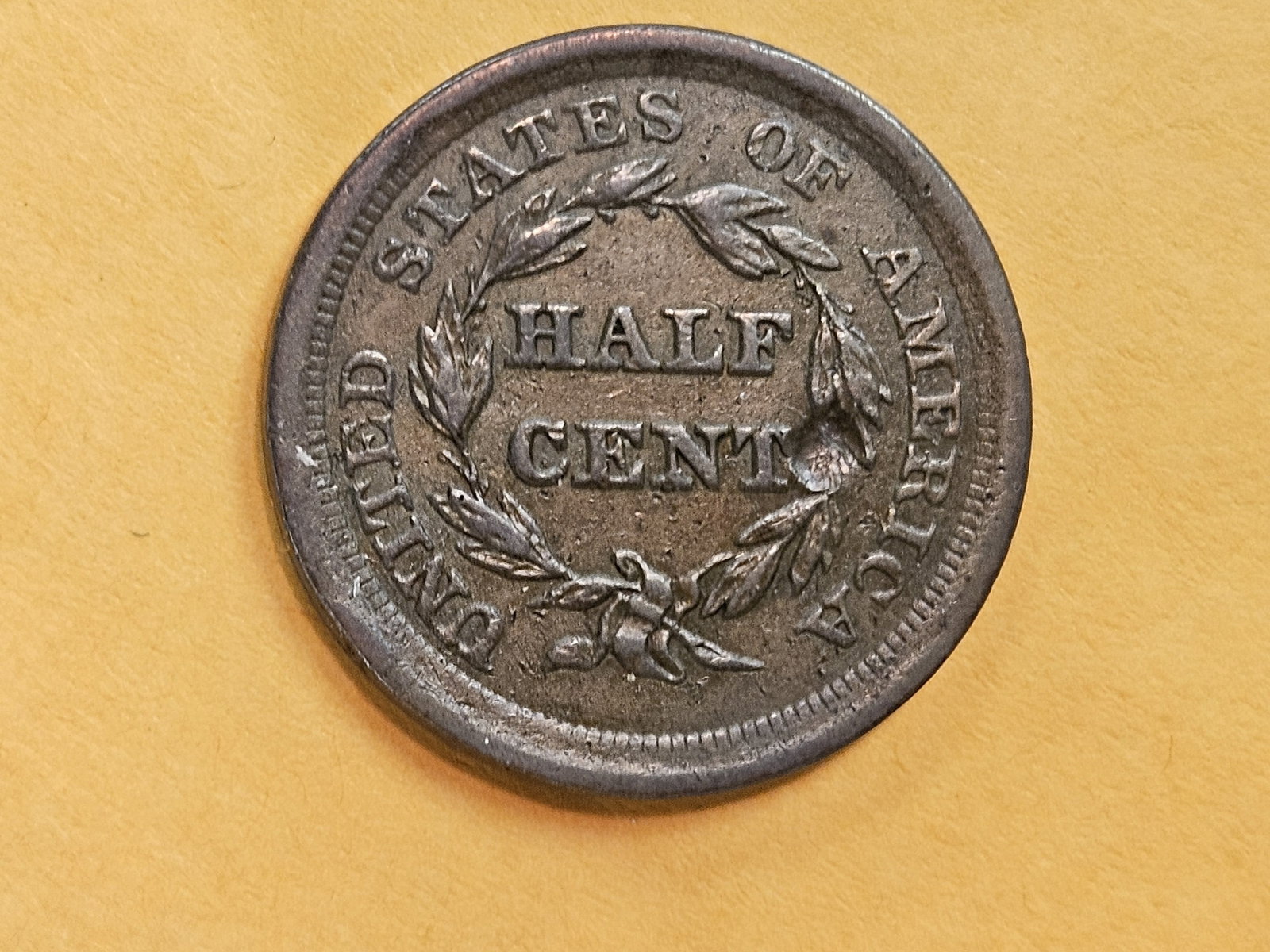 Nicer 1855 Braided hair Half-Cent in About Uncirculated - details - 6