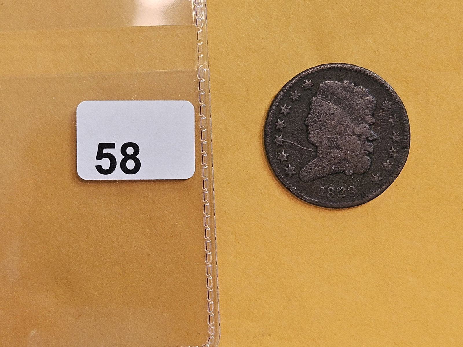 1829 Classic Head Half-Cent in Very Good - 2
