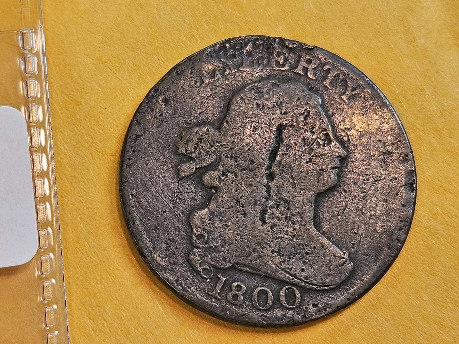 1800 Draped Bust Half Cent (1 of 3)