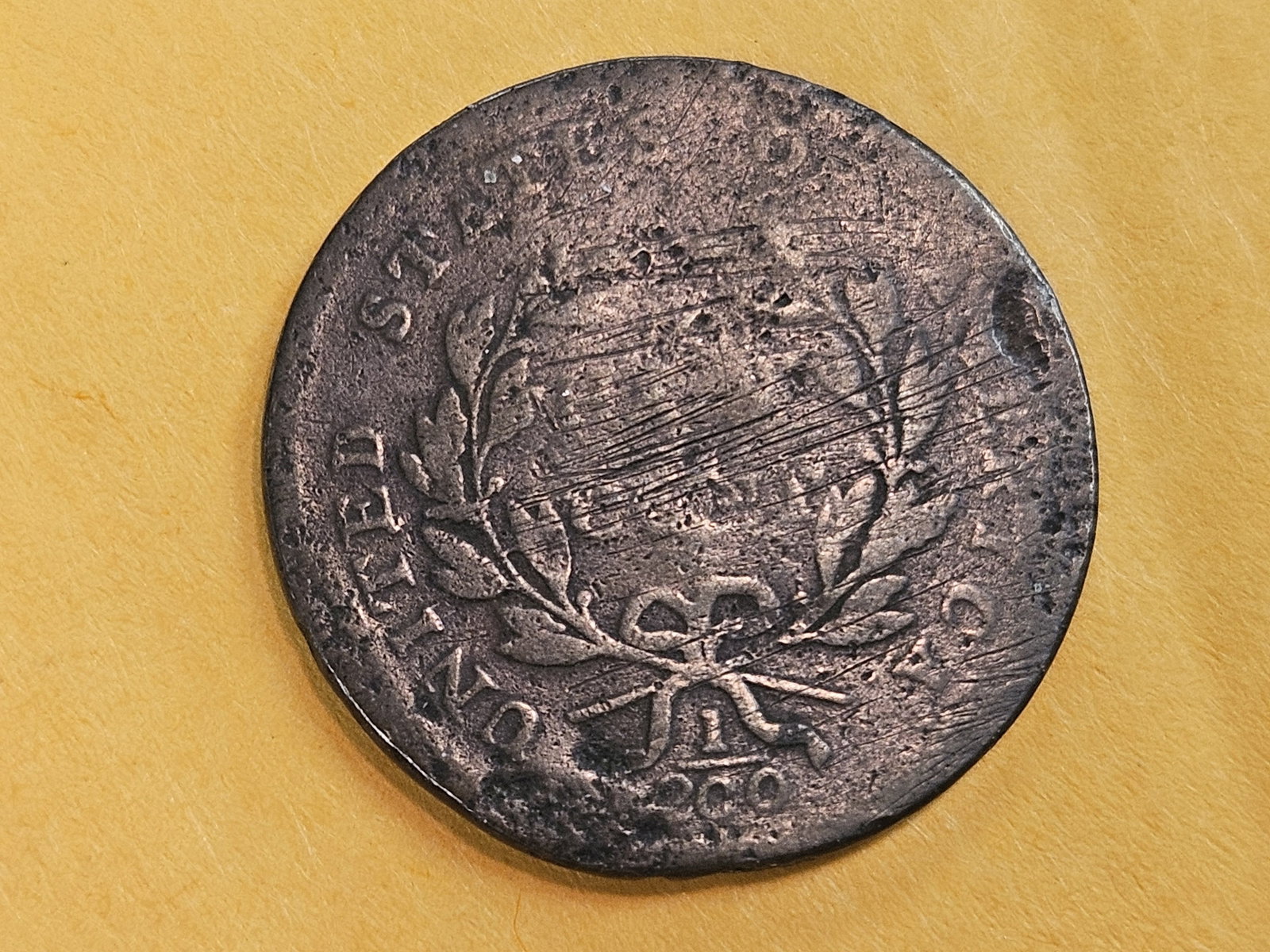 1800 Draped Bust Half Cent - 3