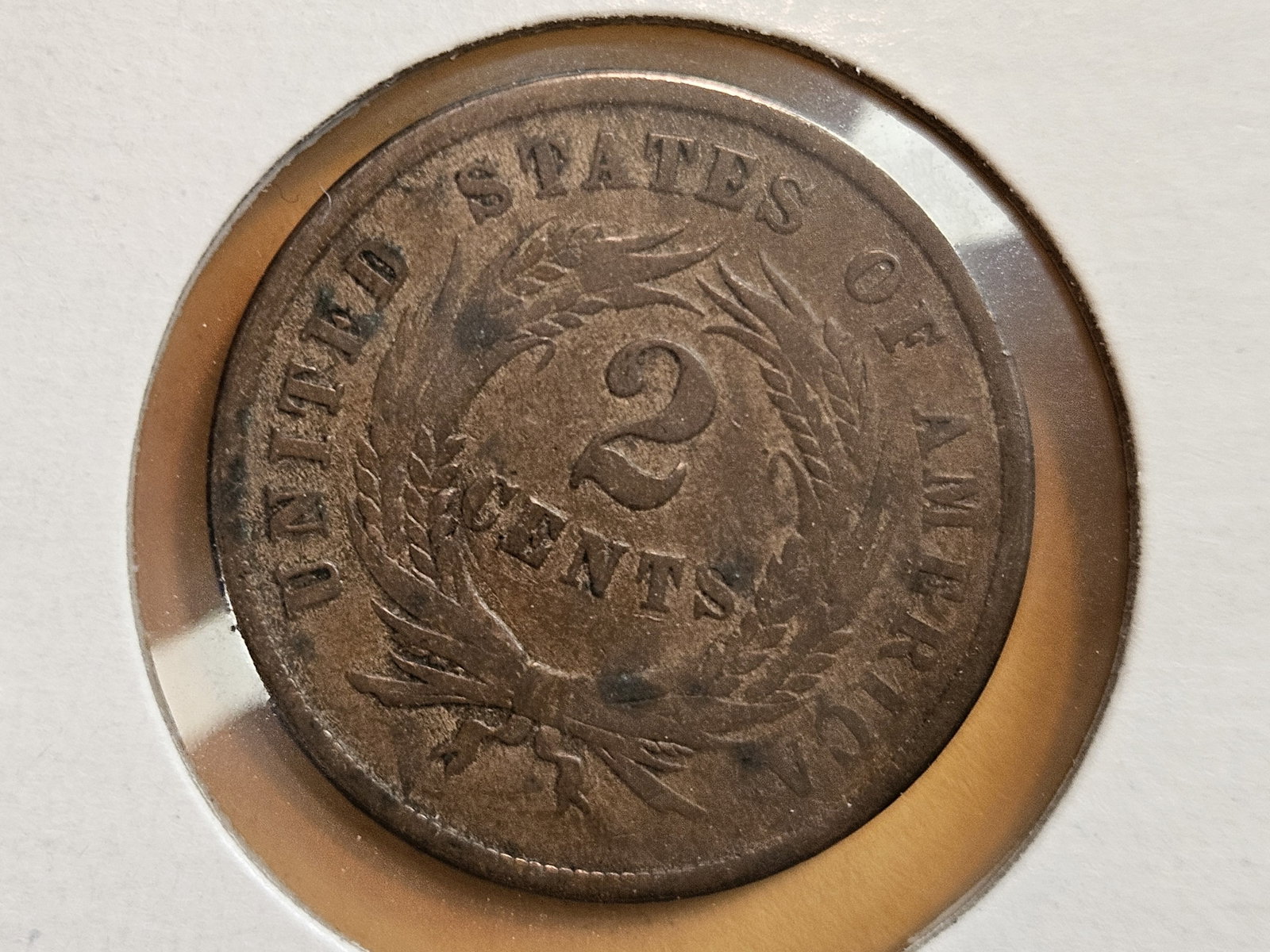 1865 Two Cent piece - 3