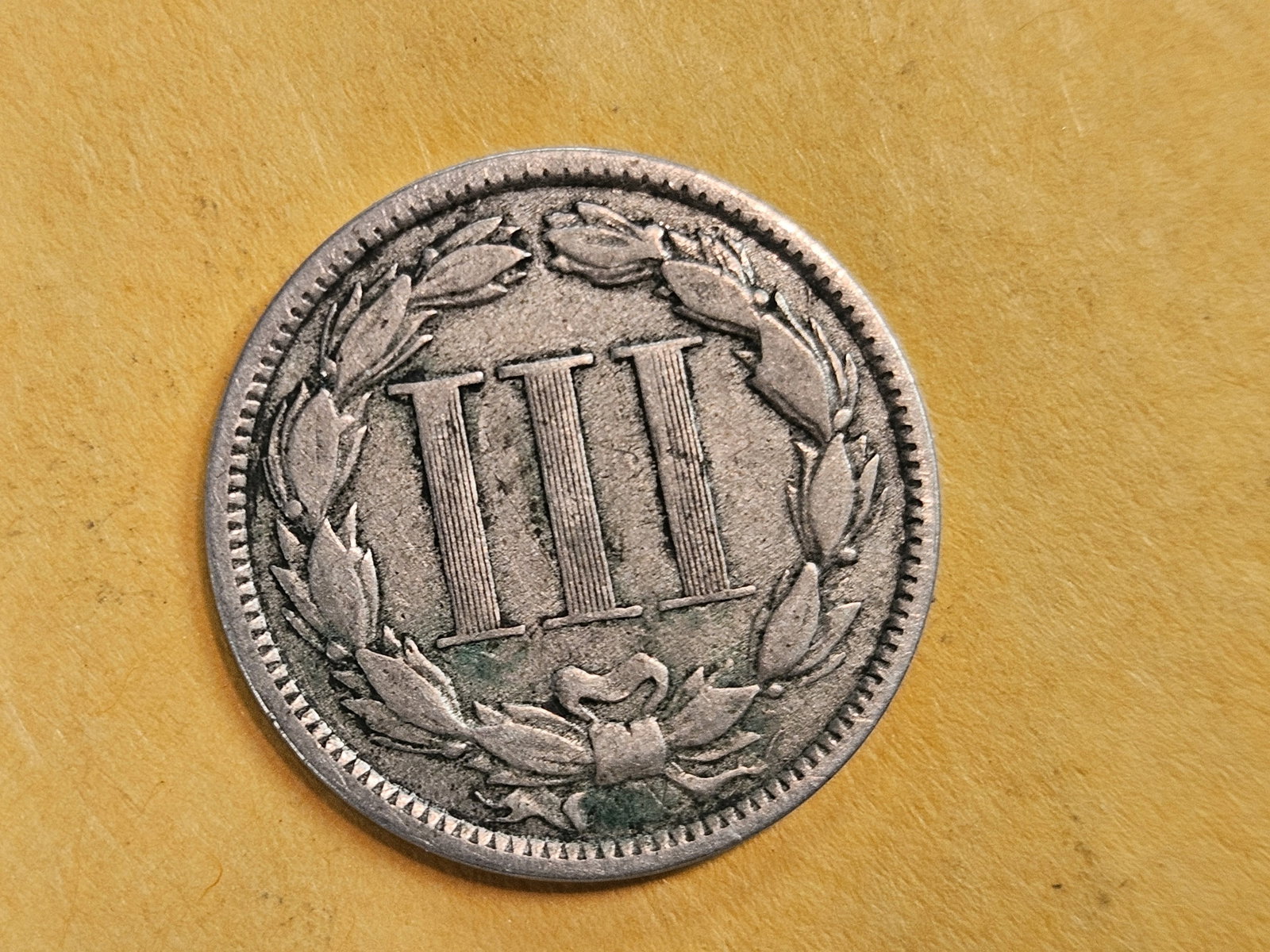 1881 Three Cent Nickel in Very Fine - 3