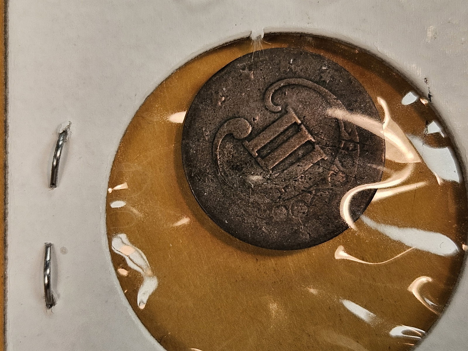 Four mixed Three Cent pieces - 5