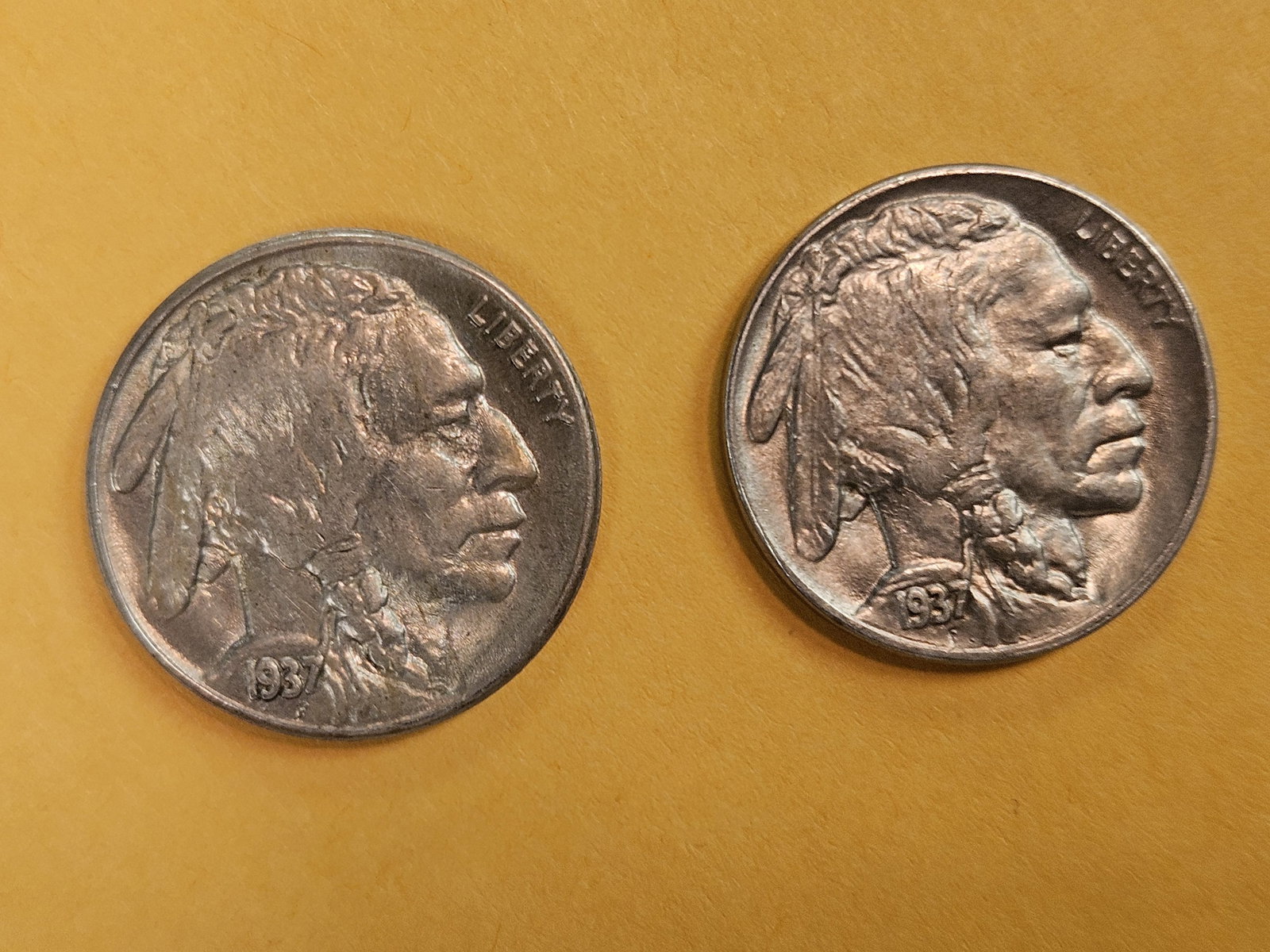 Choice and Very Choice Brilliant uncirculated Buffalo Nickels - 3