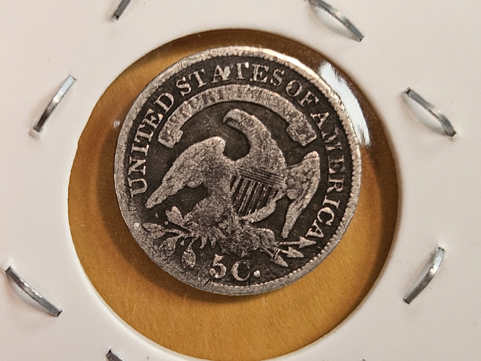 1830 and 1835 Capped Bust silver Half-Dimes - 3