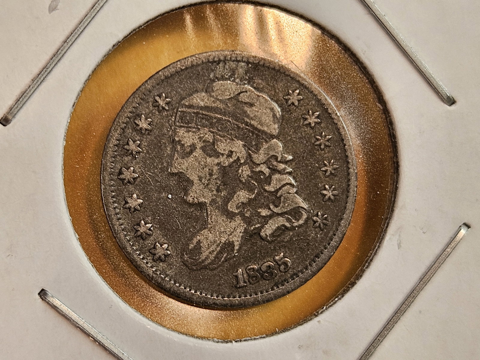 1830 and 1835 Capped Bust silver Half-Dimes - 4