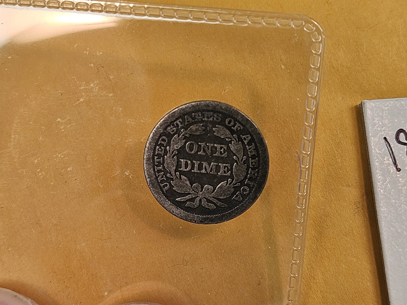 1853 and 1887-S Seated Liberty Silver Dimes - 2