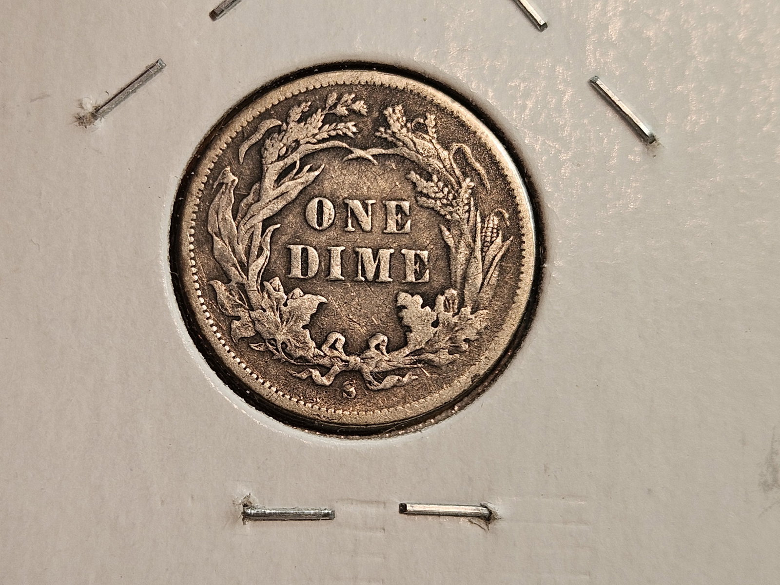1853 and 1887-S Seated Liberty Silver Dimes - 3