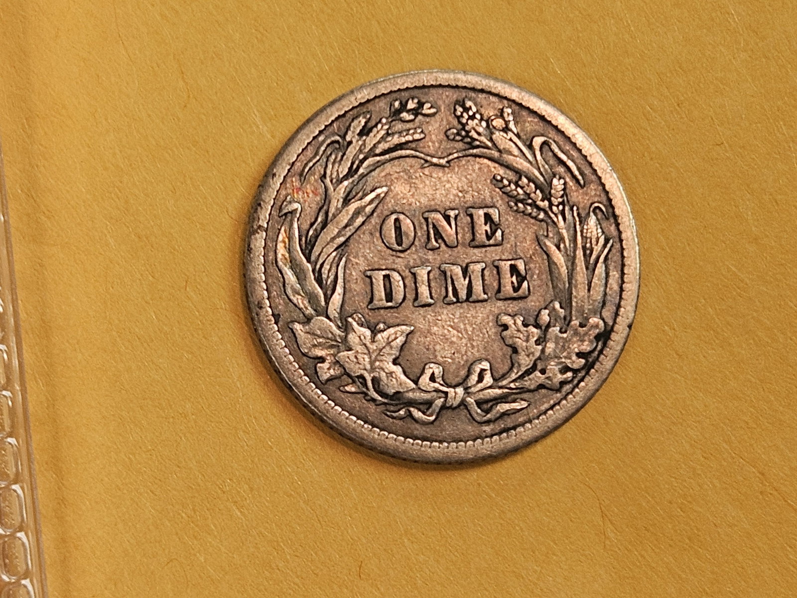 1915 Barber Dime in Extra Fine plus - 3