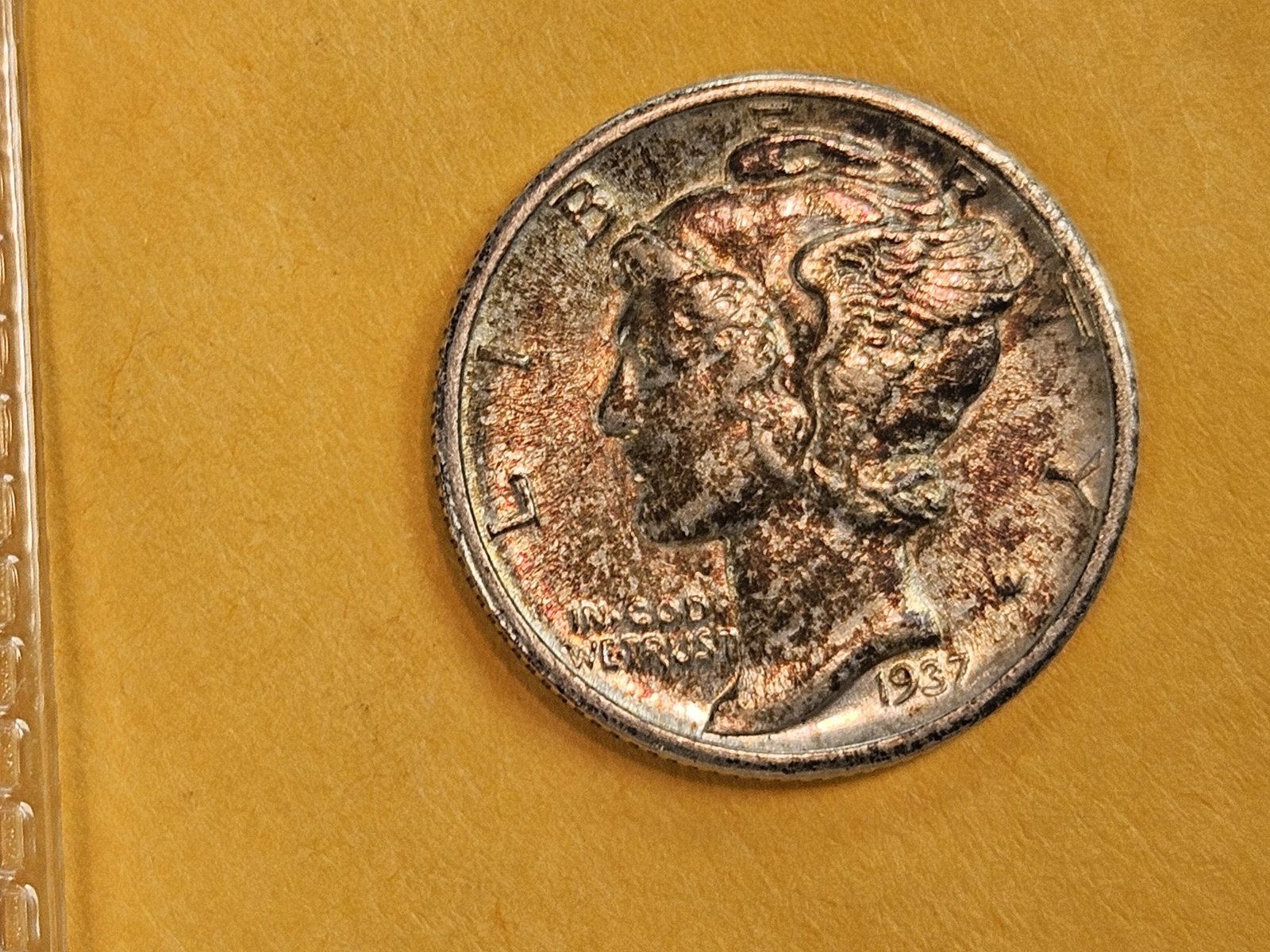1937-D Mercury Dime in Brilliant About Uncirculated plus - 3